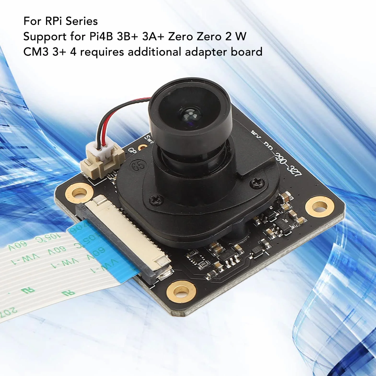 Modulo Fotocamera USB da 200 MP, IMX290 Taglio IR Automatico 98 Gradi FOV USB 2.0 Scheda Webcam con Sensore di Livello Starlight per RPi 4B 3B+ 3A+ Zero Zero 2 W