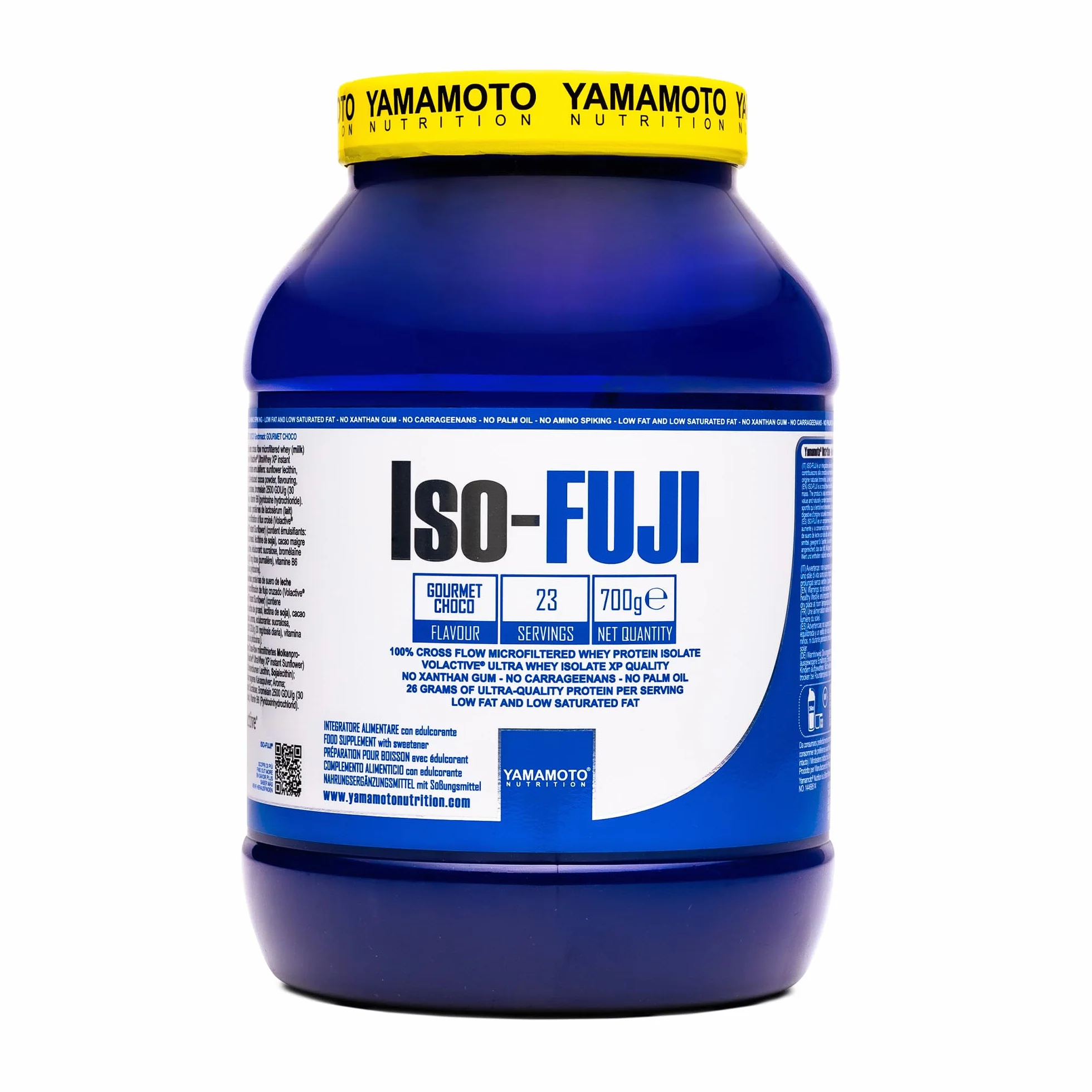 Iso-FUJI proteine del siero di latte isolate ultrafiltrate 700 g gusto Cioccolato