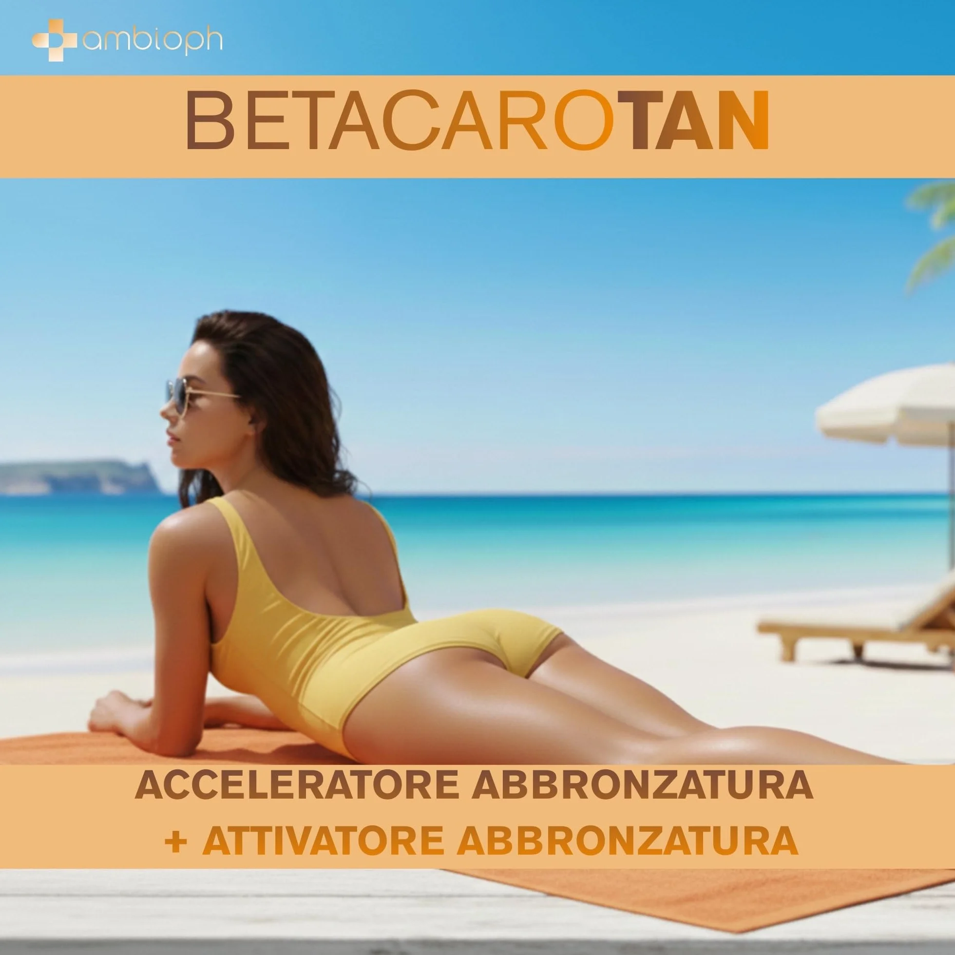 BETACAROTENE Integratore abbronzatura con Betacarotene Forte Altamente dosato Carotenoidi da Carote e vitamine