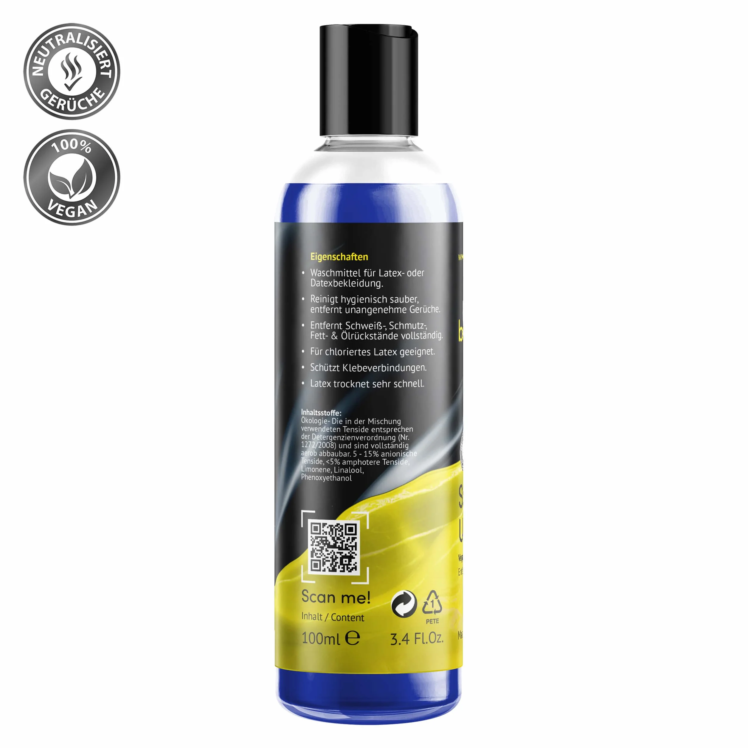 Set completo per la cura del lattice 100 - Easy GLIDEml - Perfect Shine - Special WASH