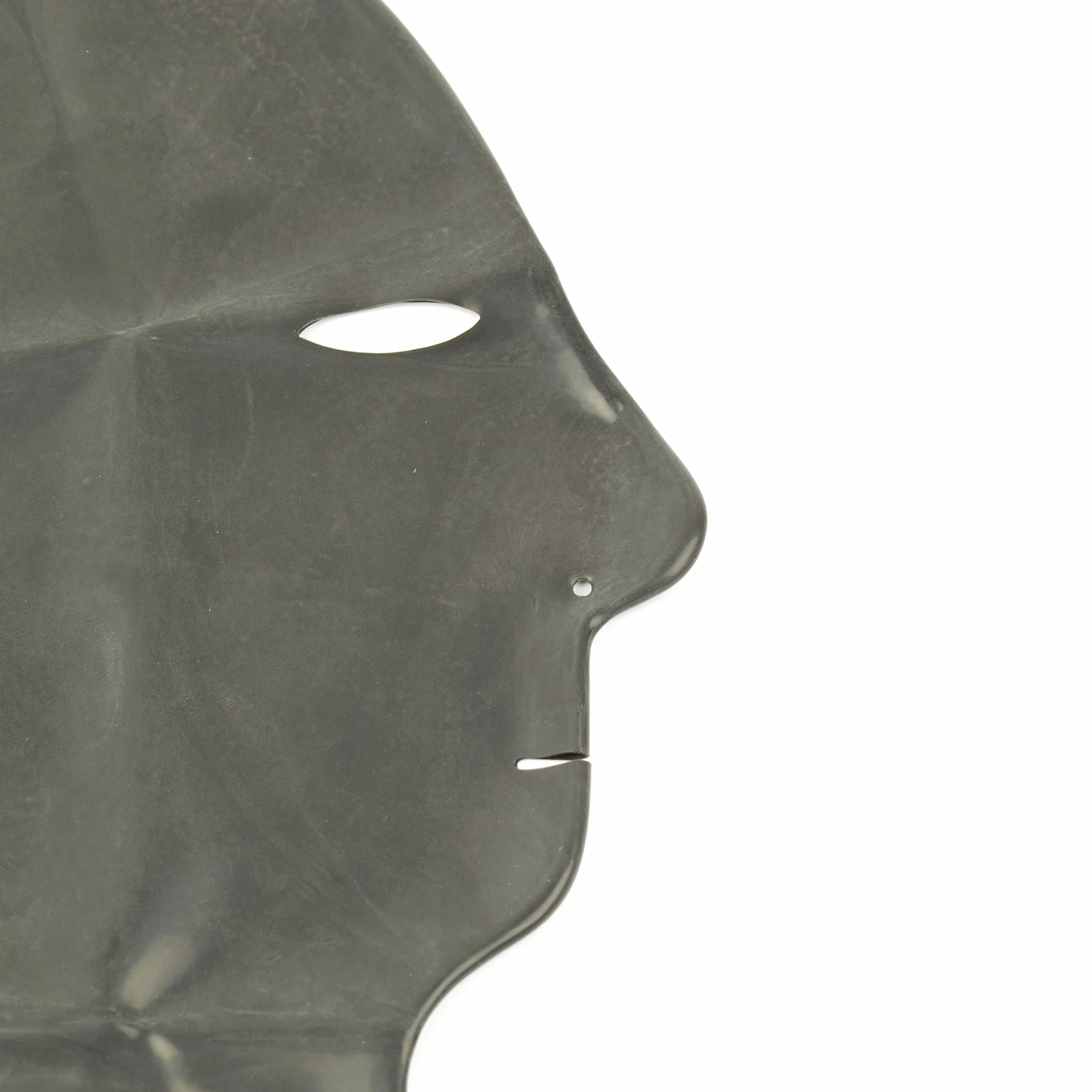 Rubberfashion Maschera di lattice Cappuccio con aperture per bocca naso occhi