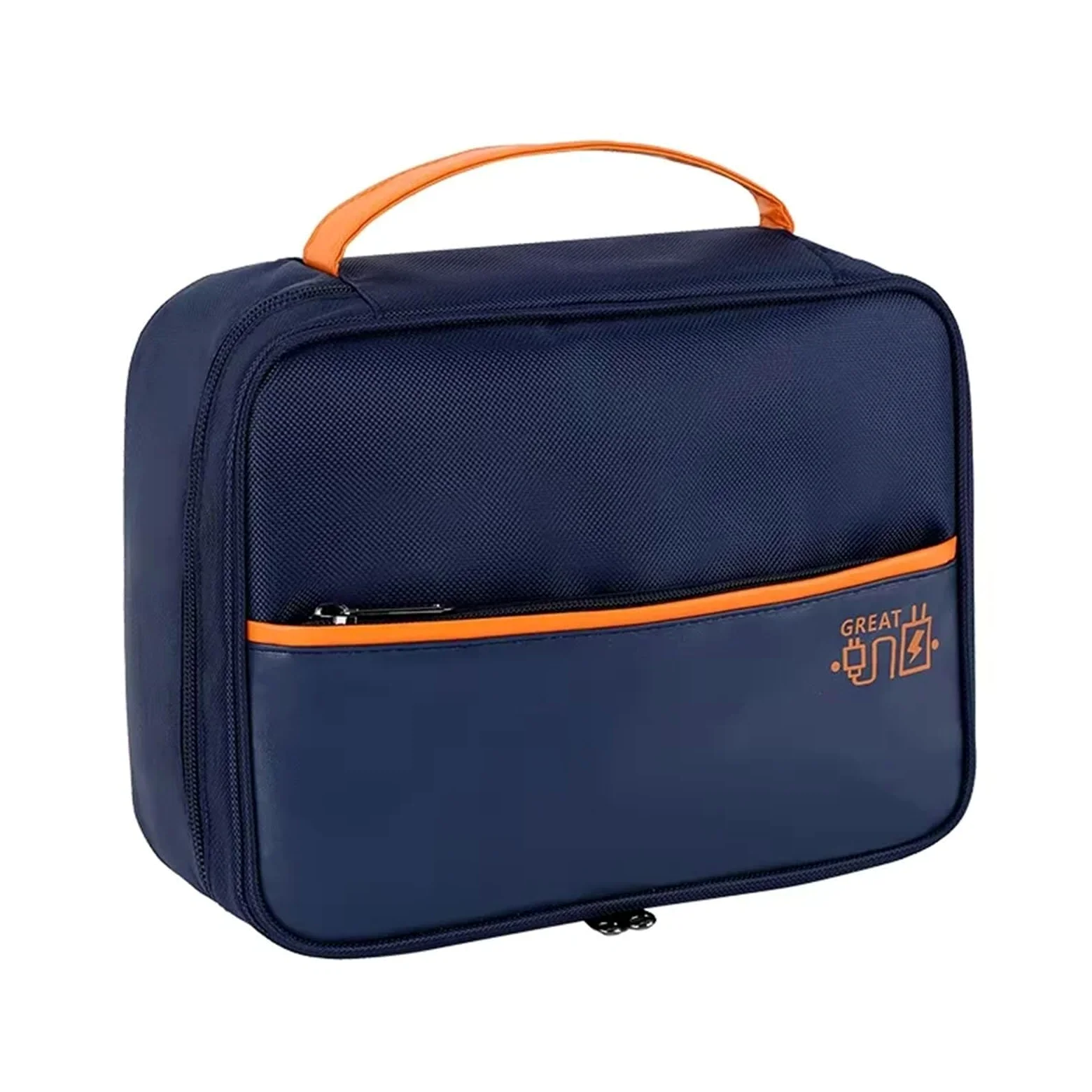 Custodia for accessori elettronici da viaggio for organizer for elettronica da 2 pezzi, custodia for cavi portatile for caricabatterie for tablet con scheda SD for unità flash Per Cavi, Caricabatterie