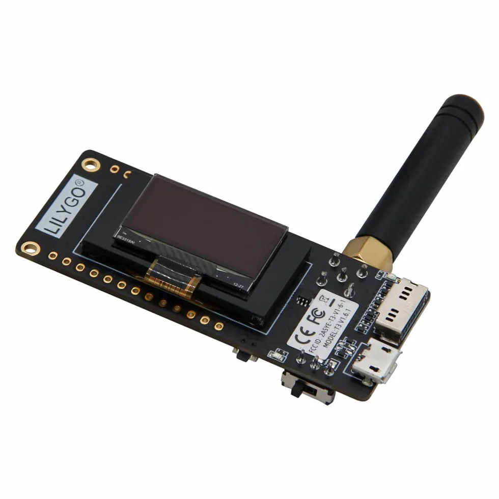 LILYGO TTGO Lora OLED 0,96 pollici scheda SD WiFi BLE scheda di sviluppo ESP32 Paxcounter modulo SMA Metri Passenger Flows