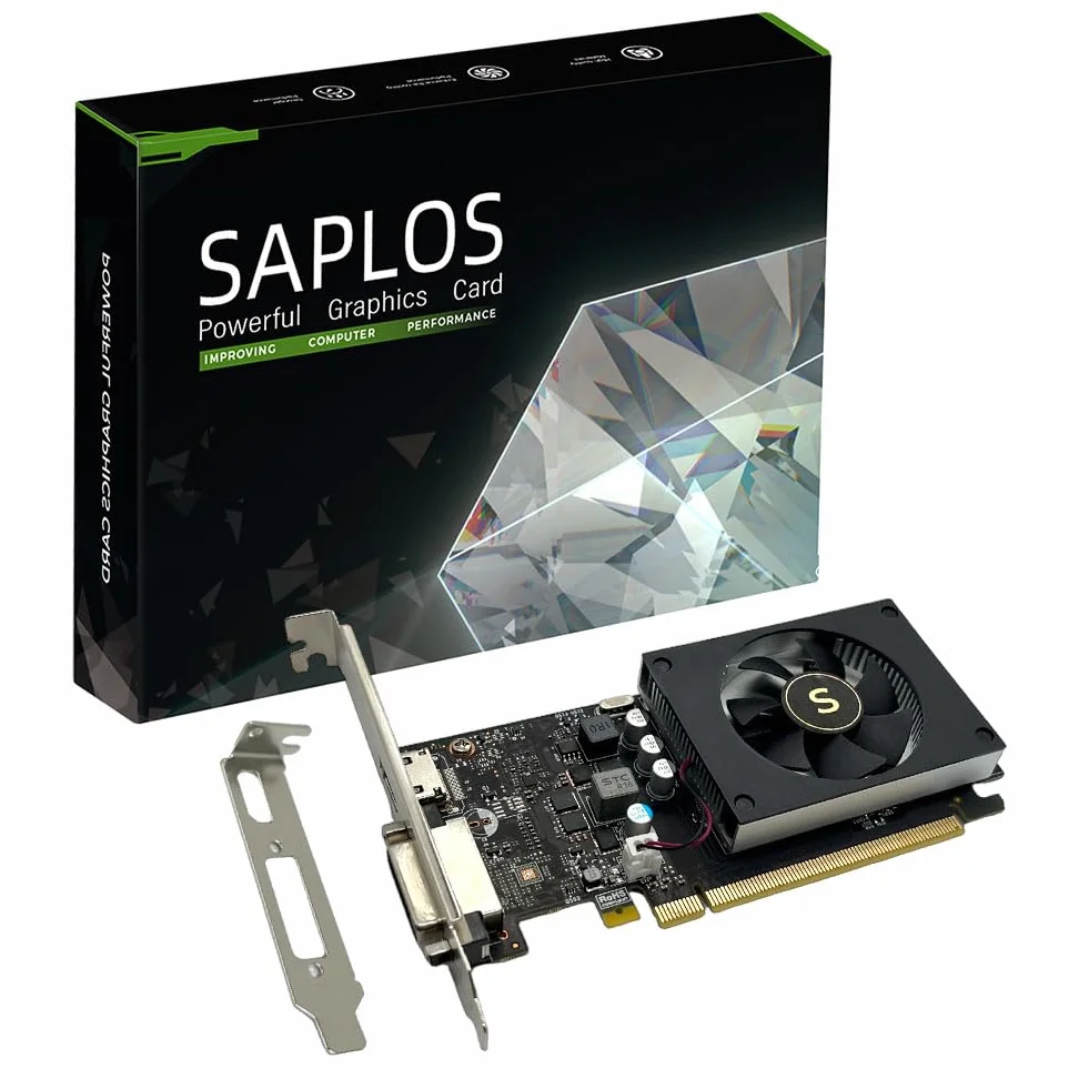 GT 1030 Scheda grafica, 4GB GDDR4 64-bit, HDMI DVI, Basso profilo, PC Scheda video, Computer GPU, DirectX 12, PCI Express x4