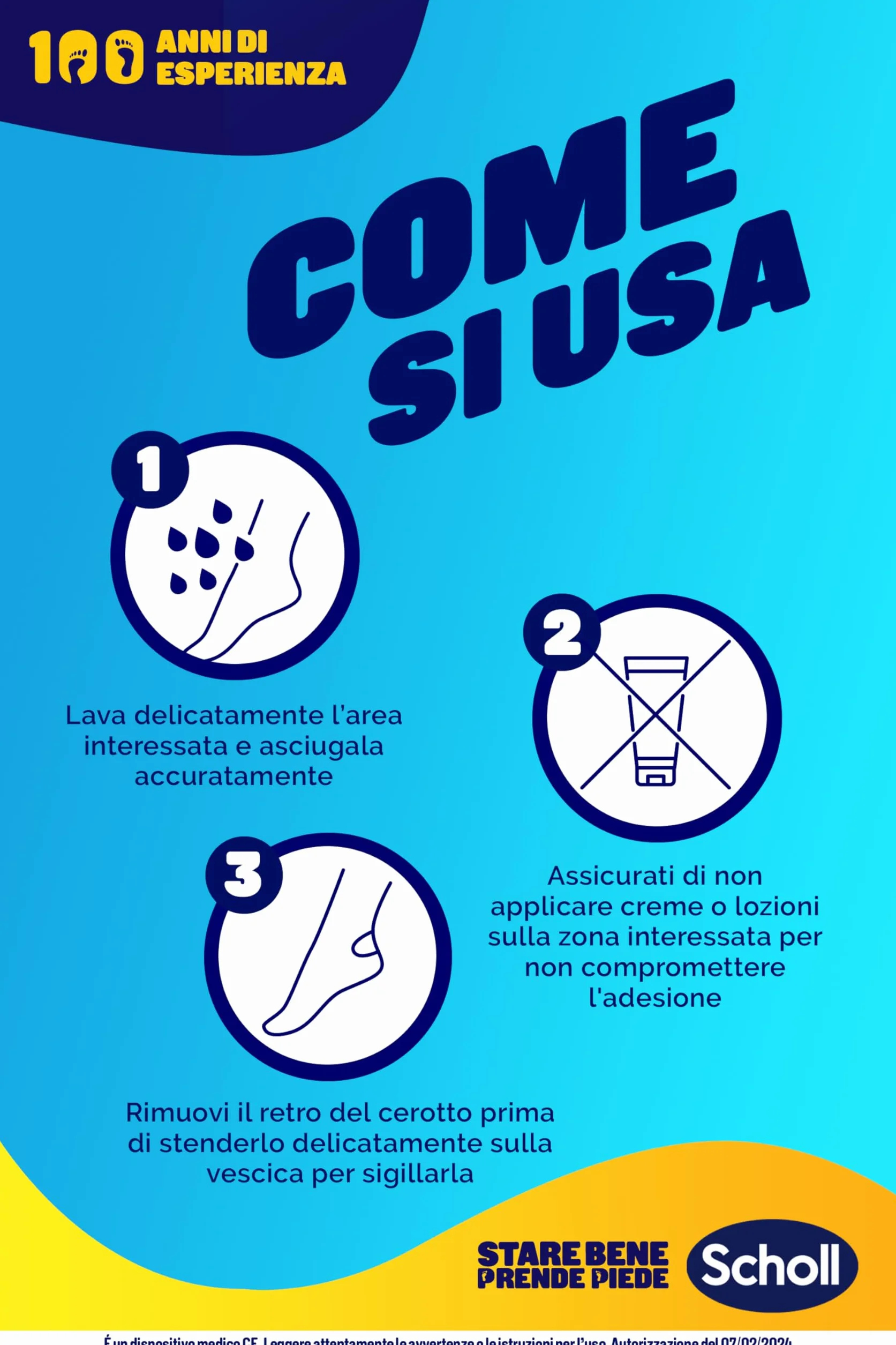 Scholl Cerotti per le Vesciche, 5 Cerotti per il Tallone