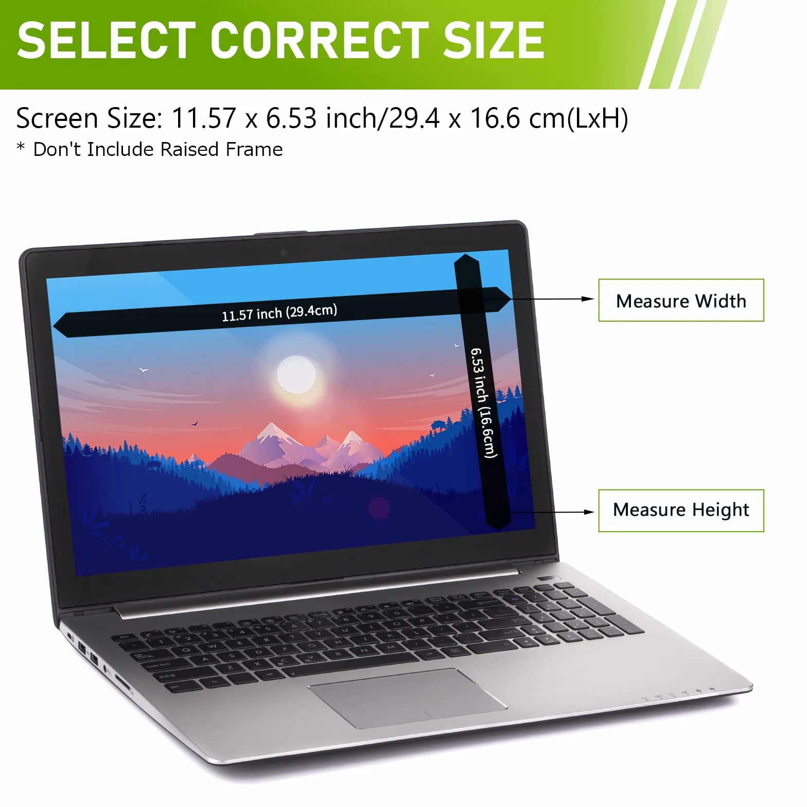 LAMA 13.3 In Filtro Schermo Privacy Universale per Laptop per Laptop 13.3", Proteggi Schermo Privacy Anti-Luce Blu/Antiriflesso/Anti UV (LxA:294mm*166mm) con Protezione Privacy/Protezione Occhi(16:9)