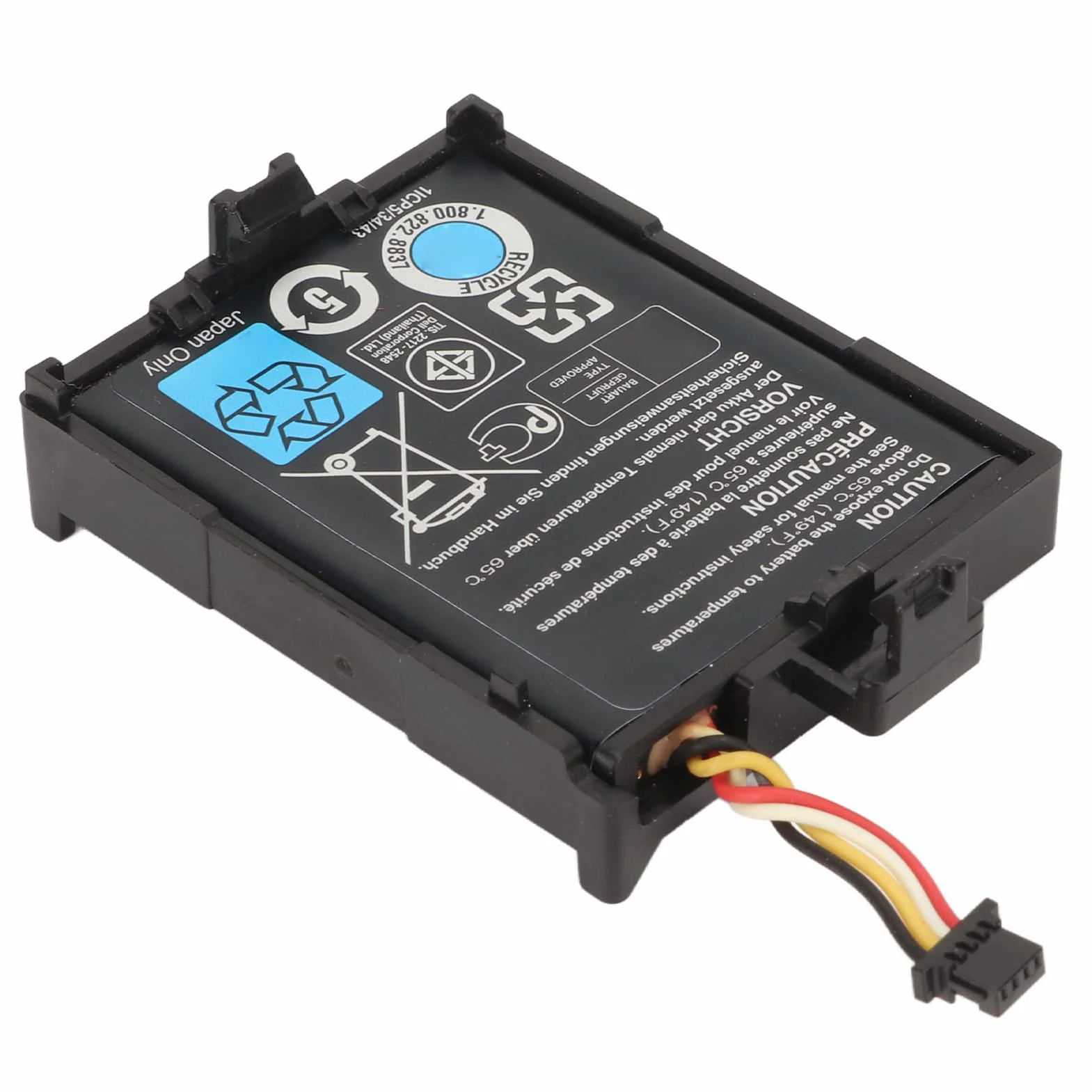 VBESTLIFE Raid Controller T40JJ 70K80 3.7V 1.8Wh 500mAh Batteria agli Ioni di Litio per dell PERC Raid H710 H710P H730 H810 H830, per PowerEdge M620 R320 R420 R520 R620 R720