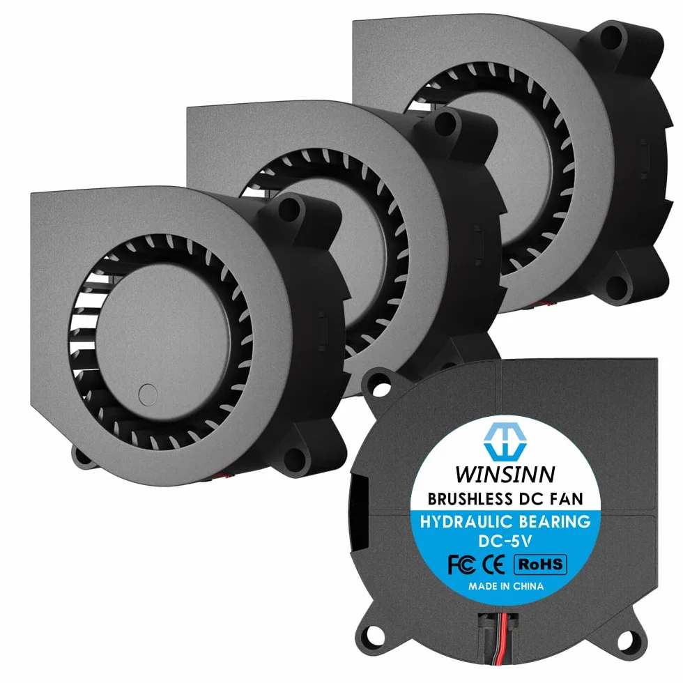 WINSINN Ventola 40 mm 5V 4020 40 x 20 mm turbina turbo brushless raffreddamento