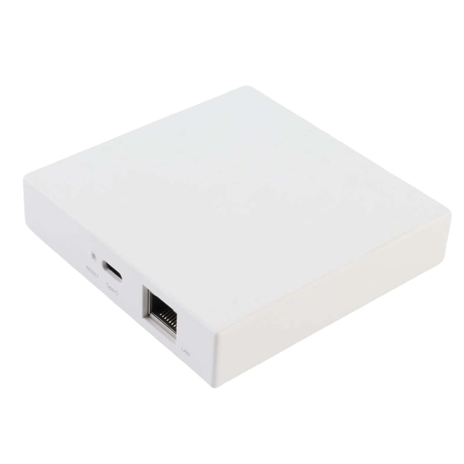 Gateway cablato intelligente per hub domestico intelligente Tuya Zigbee con supporto filettatura Matter Alimentatore USB 5V 1A per automazione domestica intelligente ABS 90x90x22mm