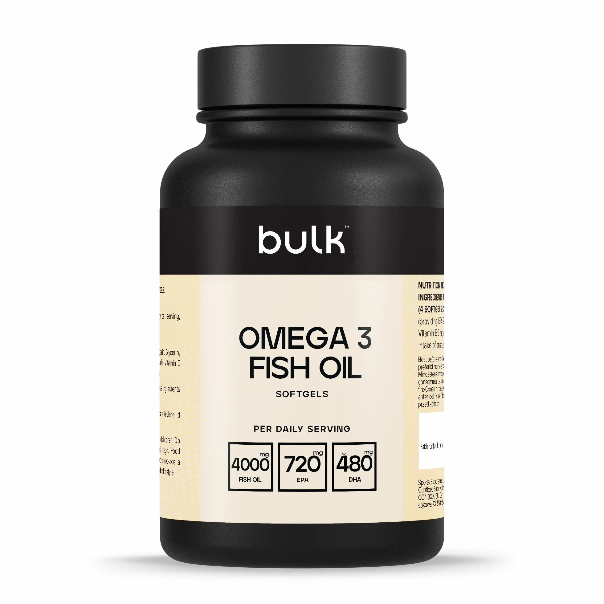 Olio di pesce Omega-3 1000 mg Capsule molli 90 capsule EPA 730 mg DHA 480 mg