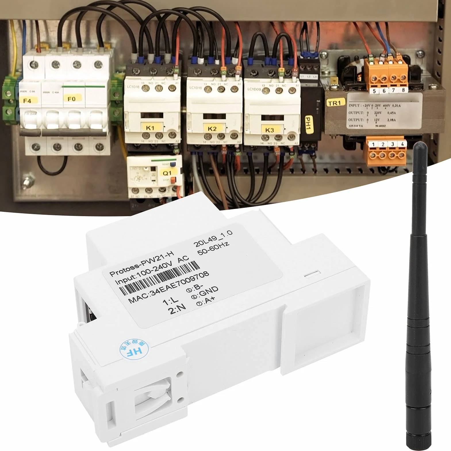 Serwer szeregowy WiFi RS485 PW21-H AC 100-240V Modbus Ethernet IP