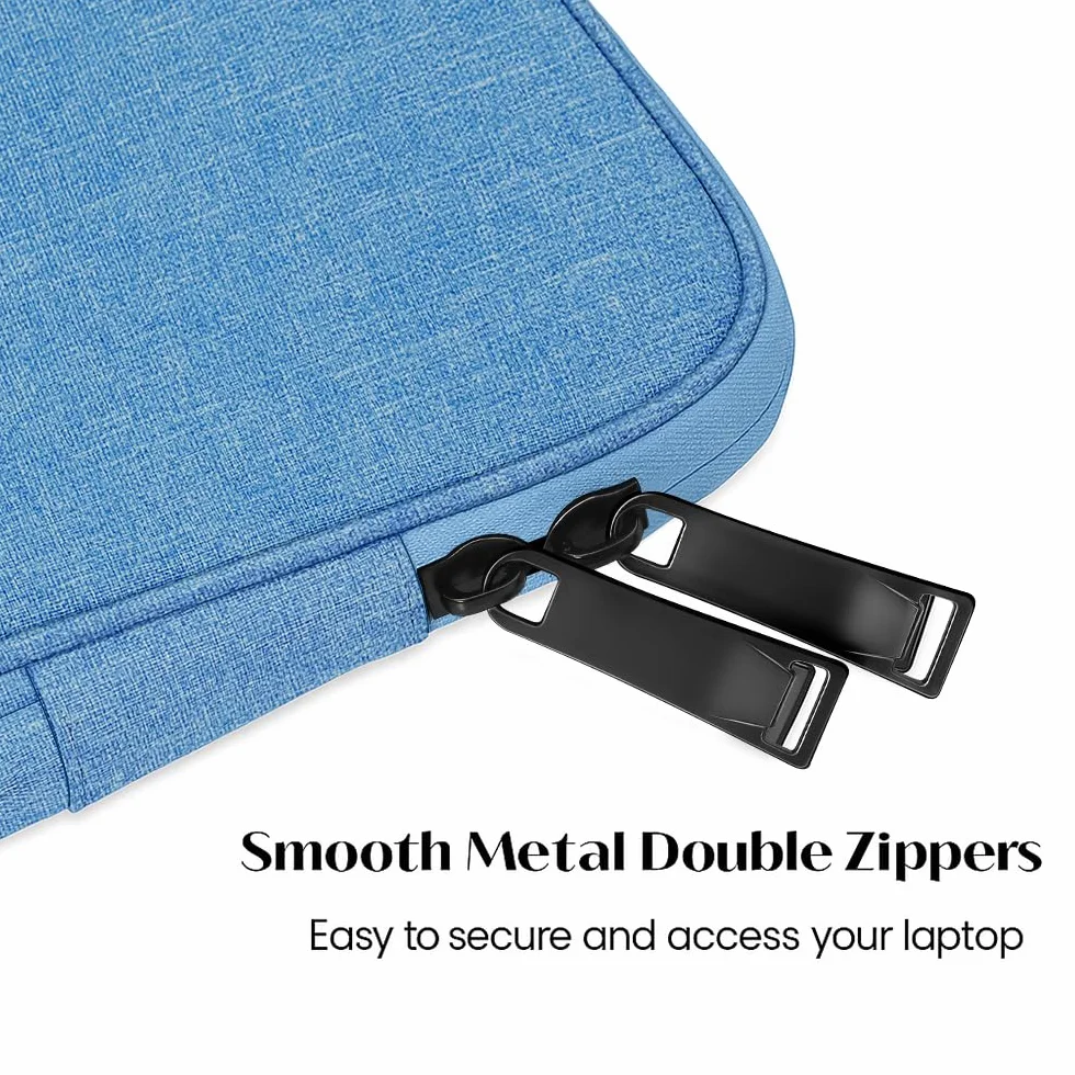 ProElife Custodia per laptop da 13 pollici per MacBook Air 2025-2022 da 13,6" M4/M3/M2 chip e iPad Pro 13" M5/M4 accessorio da viaggio impermeabile borsa multifunzionale per il trasporto (azzurro)