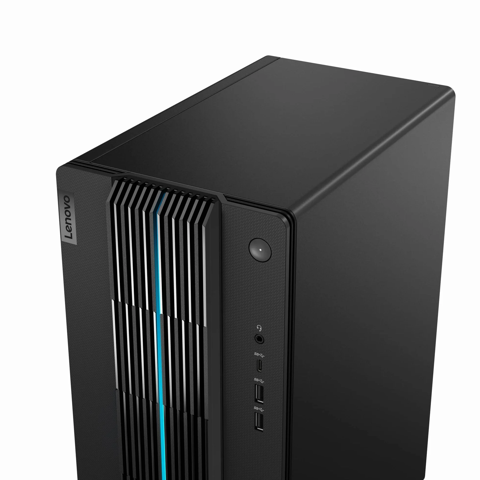 Lenovo Ideacentre Gaming 5 17ACN7 - Computer desktop (AMD Ryzen 5 5600G, 8 GB RAM, 512 GB SSD, NVIDIA GeForce RTX 3050-12 GB, Windows 11 Home) Tastiera AZERTY (Francese) e Mouse USB, colore: Nero