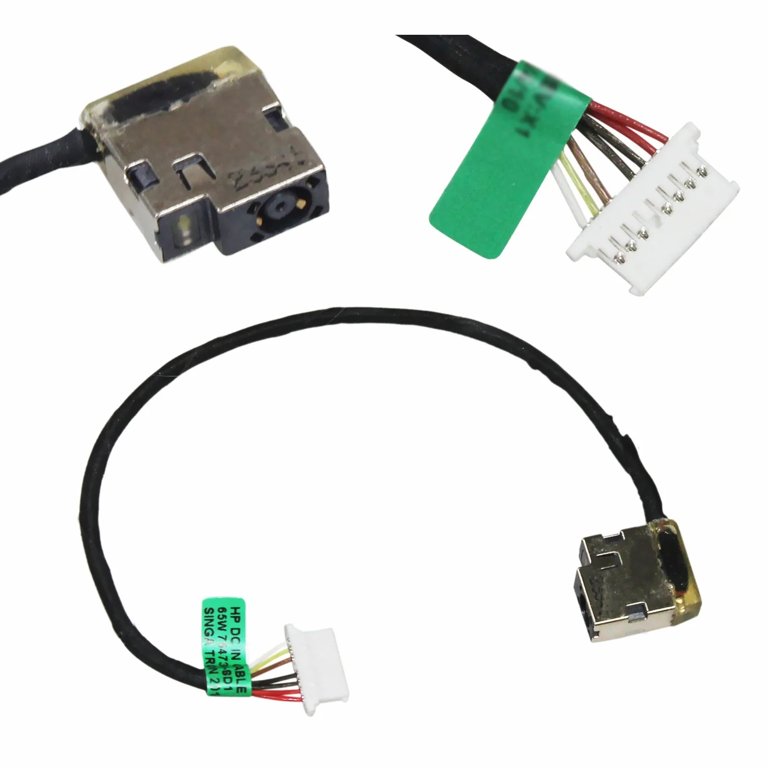 ZAHARA Cablaggio Jack CC di Ricambio per connettore Jack per HP Pavilion 15 17-BS 17-AK 810326-010 799749-Y17 799749-S17 799749-T17