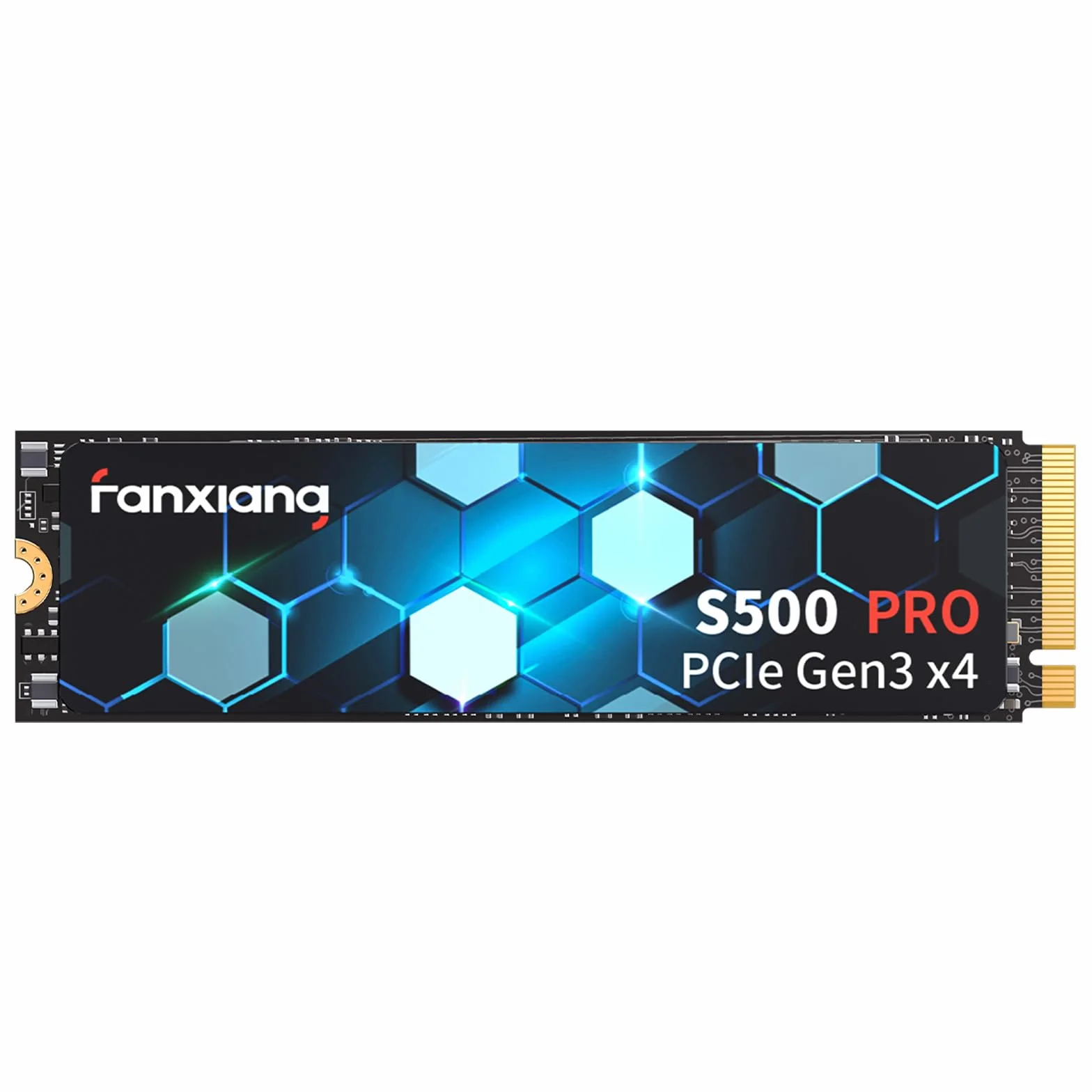 fanxiang SSD NVMe 256GB M.2 PCIe Gen3x4 2280 SSD Interno 256GB, Fino a 3000MB/s in Lettura, Compatibile con Laptops, PC, Computer Desktop (S500 Pro)