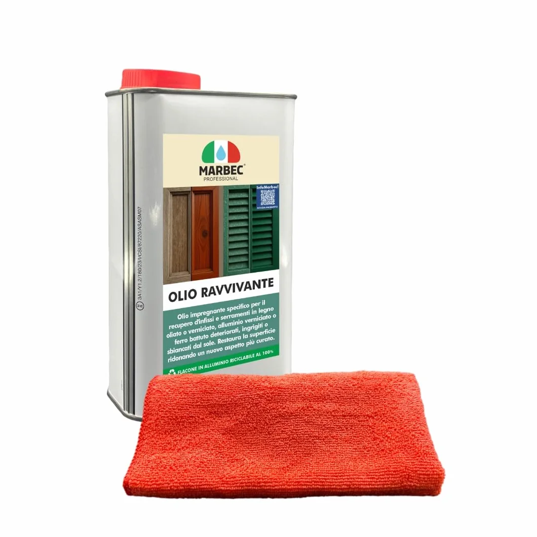 MARBEC Kit Recupera Infissi in Alluminio e Metallo - Pulizia, Rigenerazione e Protezione