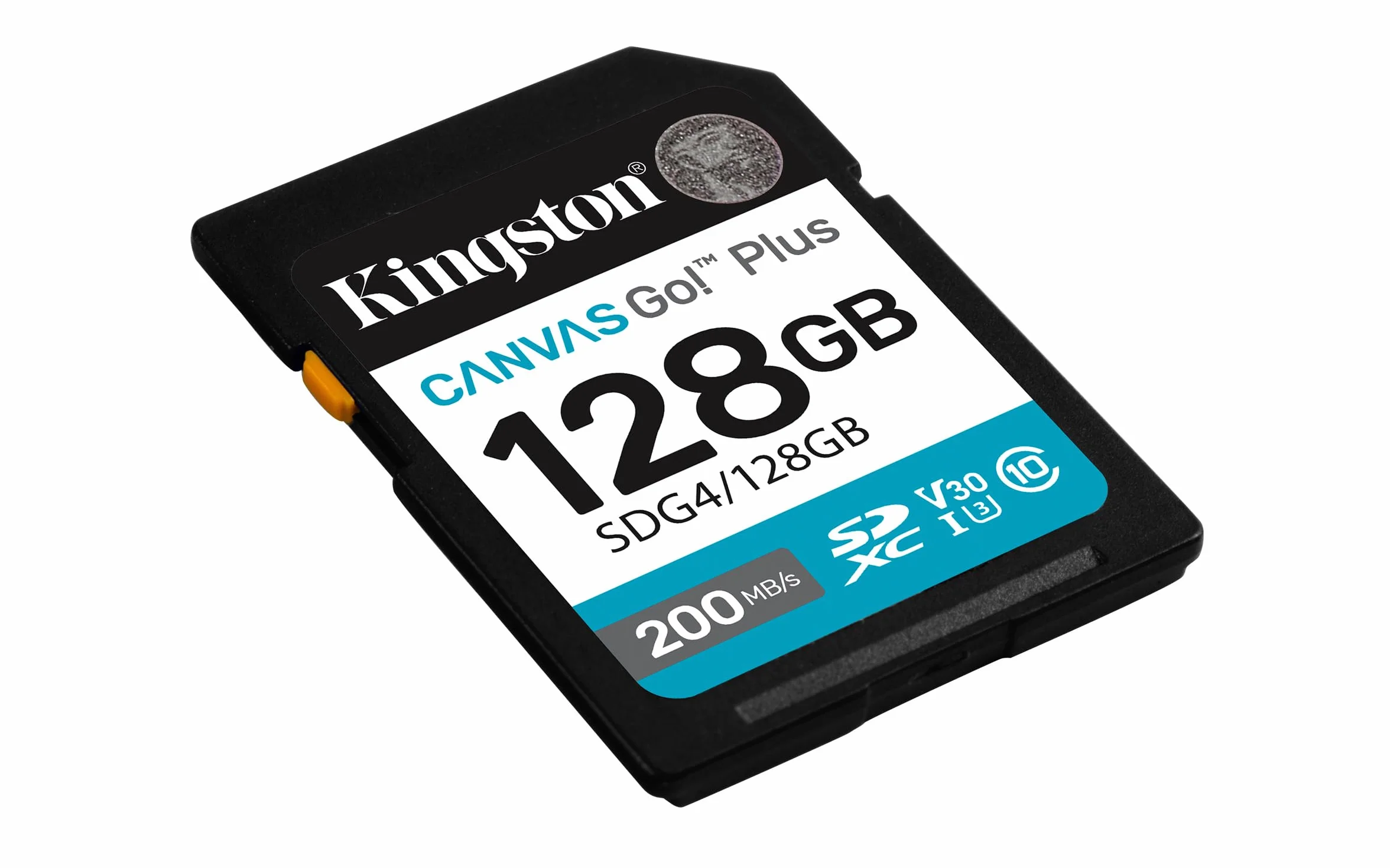 Kingston Canvas Go Plus SDXC Scheda Di Memoria Gen4 200MB/s C10 UHS-I U3 V30 128GB-SDG4/128GB