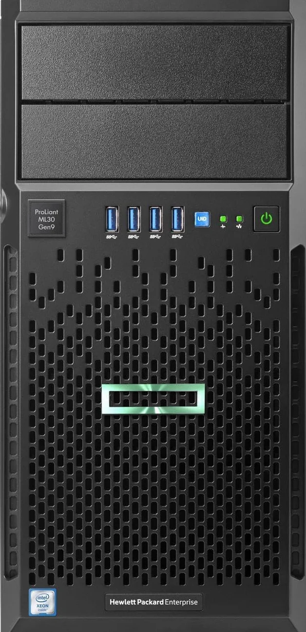 HP ProLiant ML30 G9 Tower 4 Core E5-1225 V5 32GB DDR4 2x 1,2TB SAS 2,5" 2xLAN1000 Windows Server 2022 Standard (Ricondizionato Certificato)