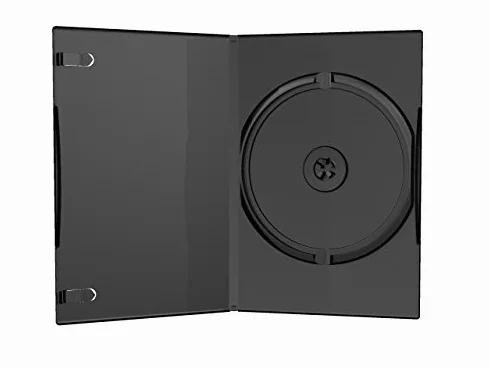MediaRange BOX13 - 50 custodie per dvd,cd e blu ray, modello slim da 7mm con tasca trasparente per copertina