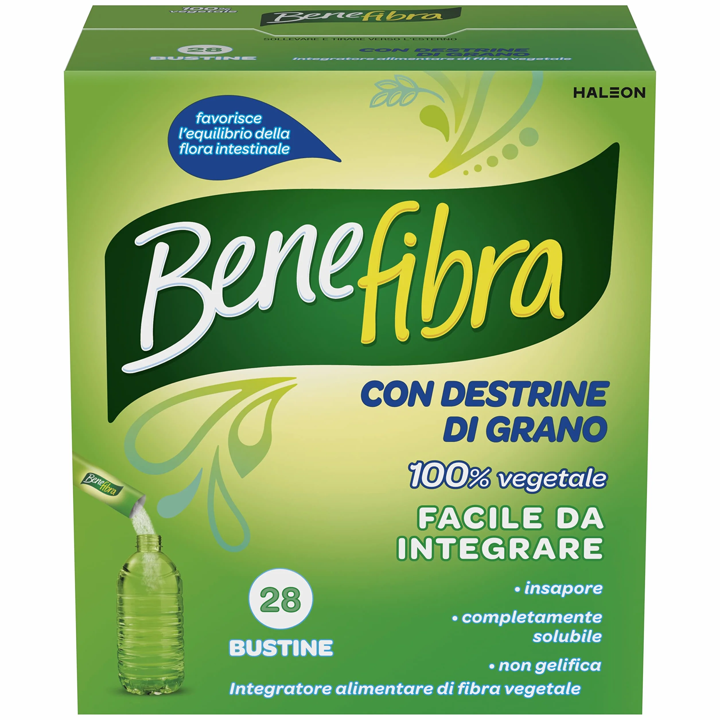 Benefibra Integratore alimentare 28 bustine 3.5g destrine di grano
