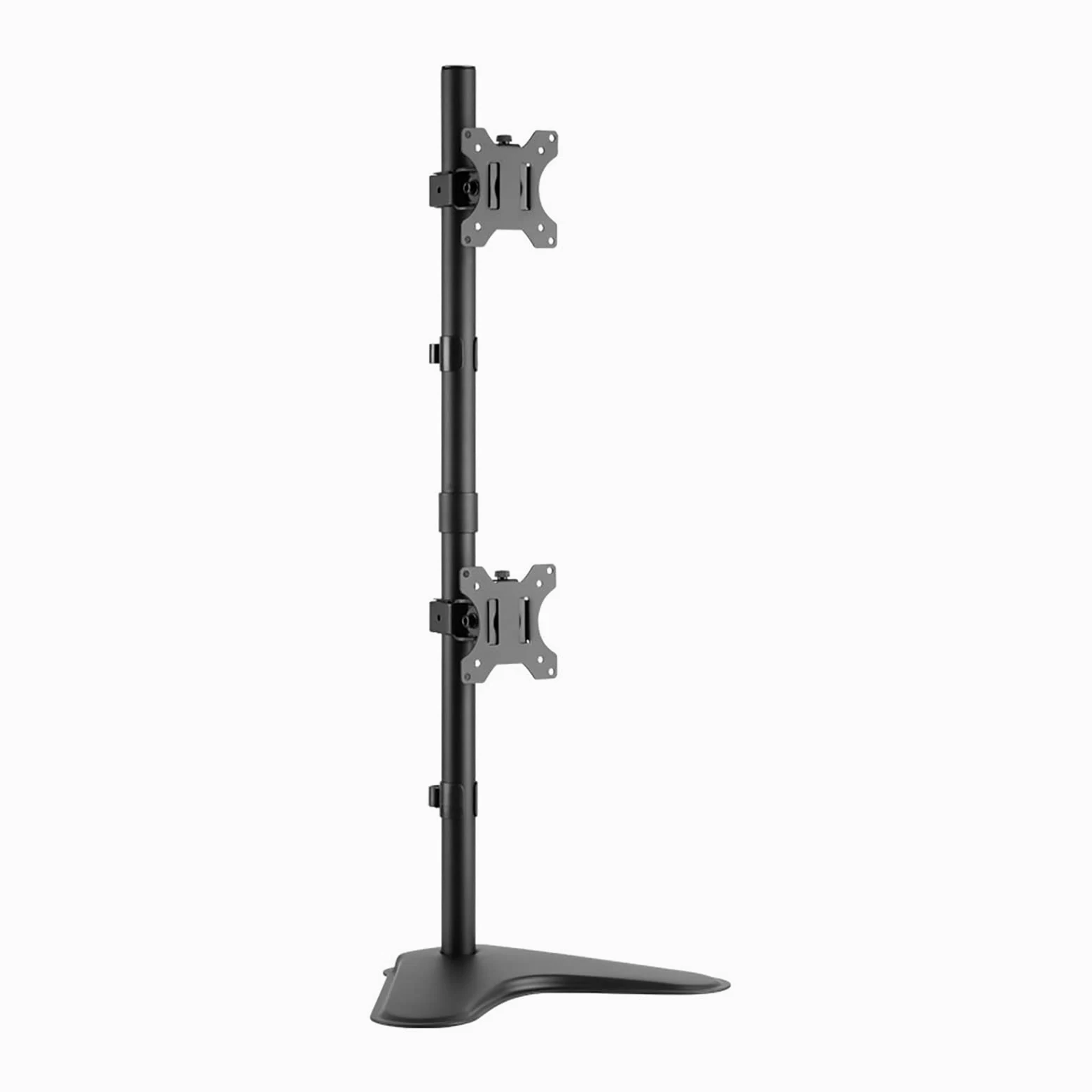 Supporto per Monitor, Braccio Doppio per Due Monitor da 75X75 E 100X100 Mm, Supporto per Monitor Regolabile in Altezza Adatto A Schermi di Computer da 13 A 32 Pollici
