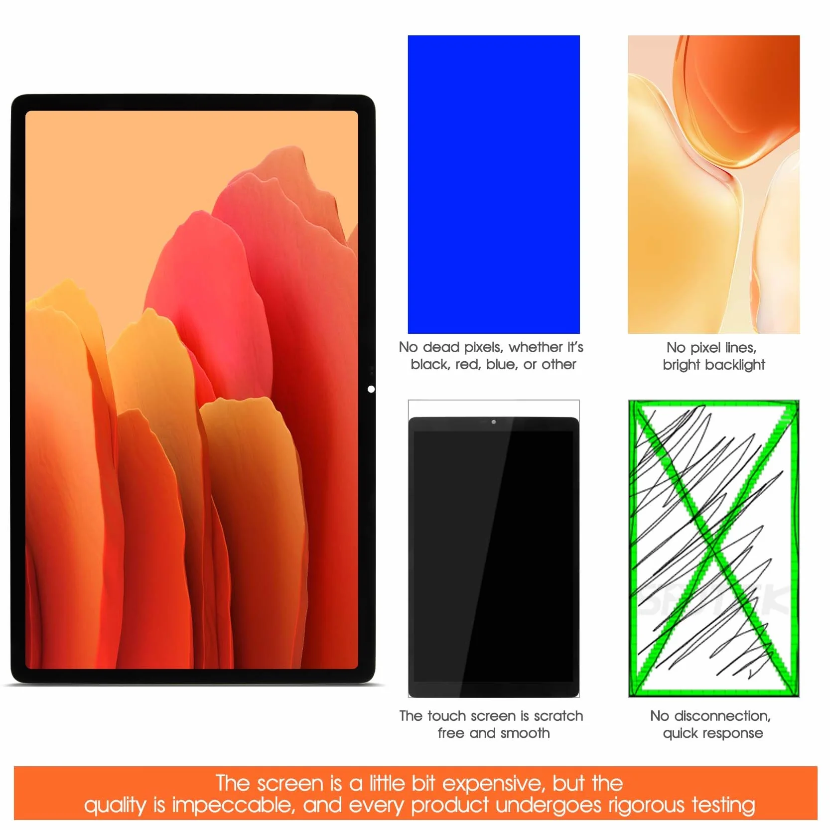 Display LCD per Lenovo Tab P11 Gen 2 Display LCD per Lenovo Tab P11 2022 TB350FU TB350XU TB350 11,5 Pollici Schermo di Ricambio Touch Screen Assembly con Riparazione, Nero