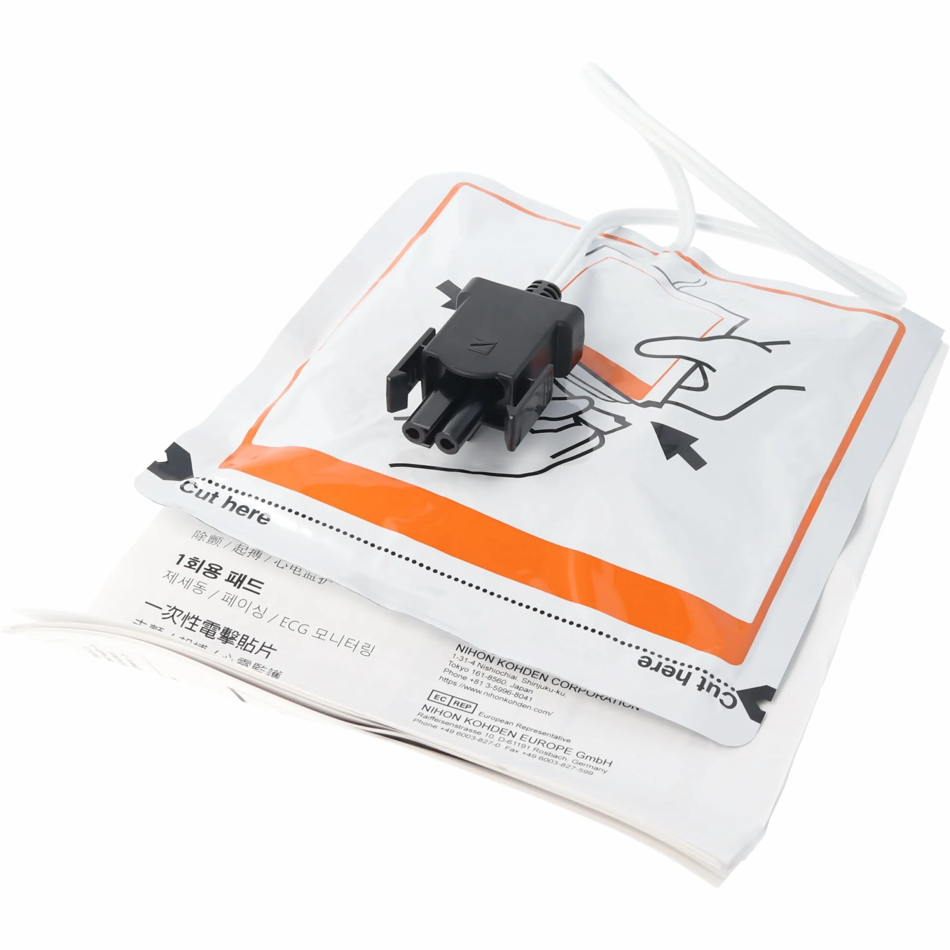 AccuCell AED 2100 P-740K Cialde per elettrodi Defi Nihon Kohden Cardiolife