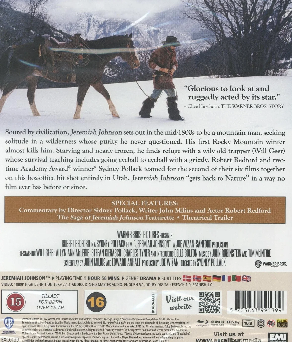 Jeremiah Johnson (1973 /Movies/Standard/Blu-Ray Marca