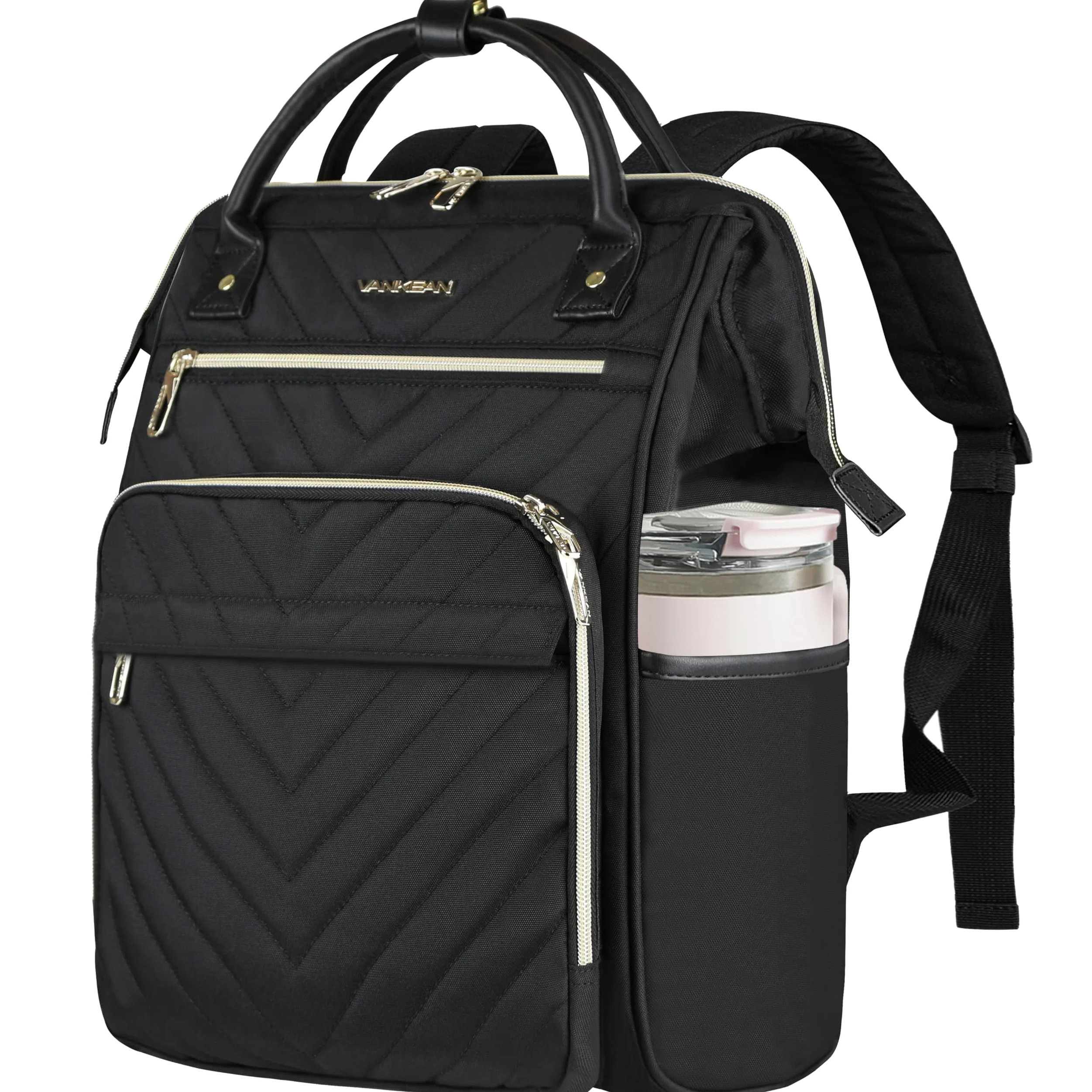 VANKEAN Zaino porta PC 15,6-17,3 Pollici, Zaino donna/uomo, Laptop Zaino Multitasche Universita, Zaino per Computer per Viaggi/Affari/Scuola/Ufficio