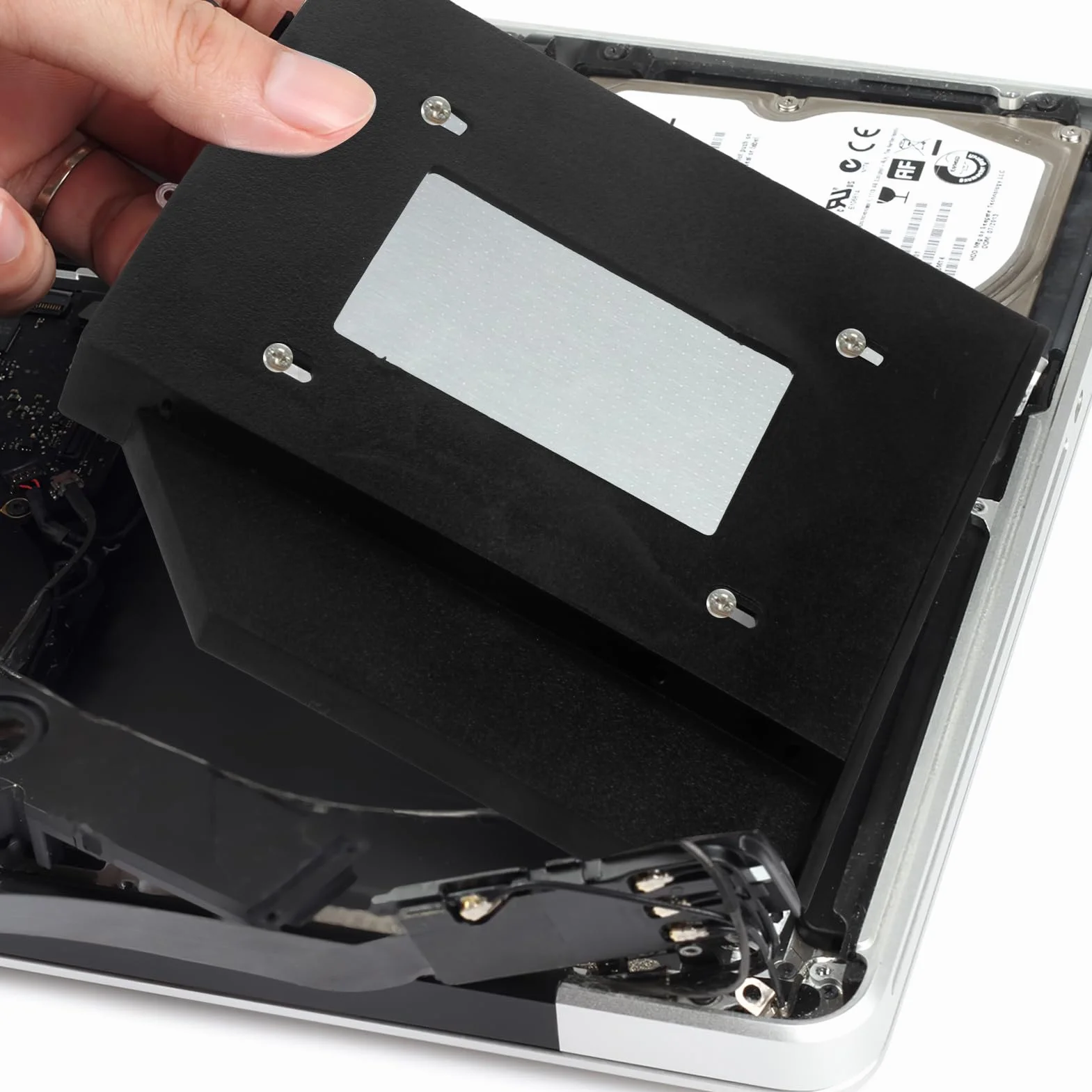 Cornice Universale per HDD/SSD da 9,5 mm SATA a SATA 3.0 - Adattatore Alloggiamento Unità Compatibile con Dell, HP, Lenovo ThinkPad, Acer, ASUS, Sony, Samsung, MSI