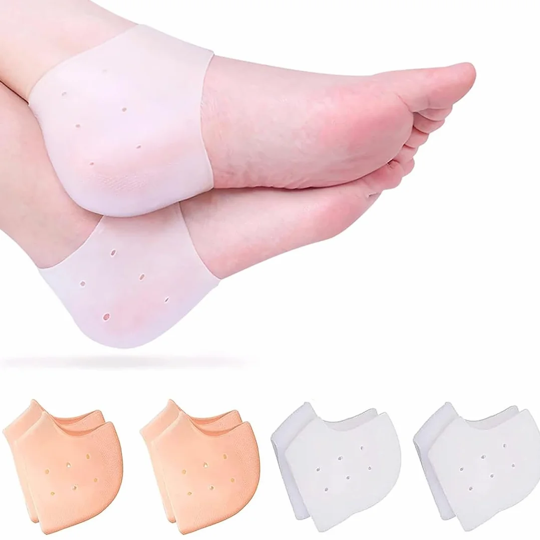 Protezione Talloniera in Silicone Traspirante per Scarpe Donna Uomo - Allevia Dolore Tallone Calli Vesciche