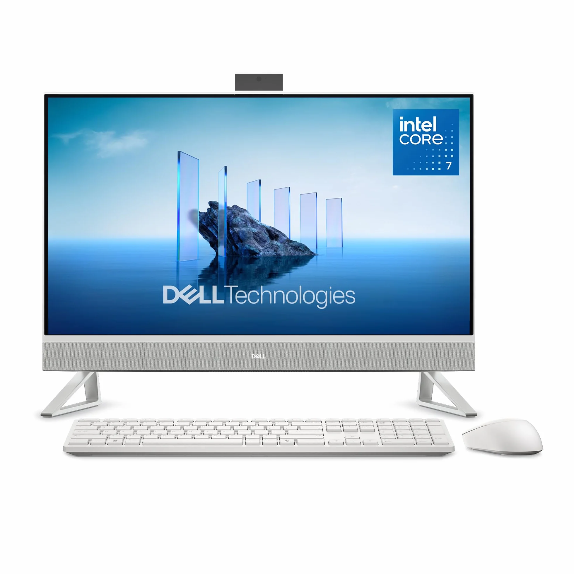 Dell Desktop 27 FHD Display Intel Core 7-150U 16 GB DDR5 RAM 1 TB SSD Intel Graphics Windows 11 Home White