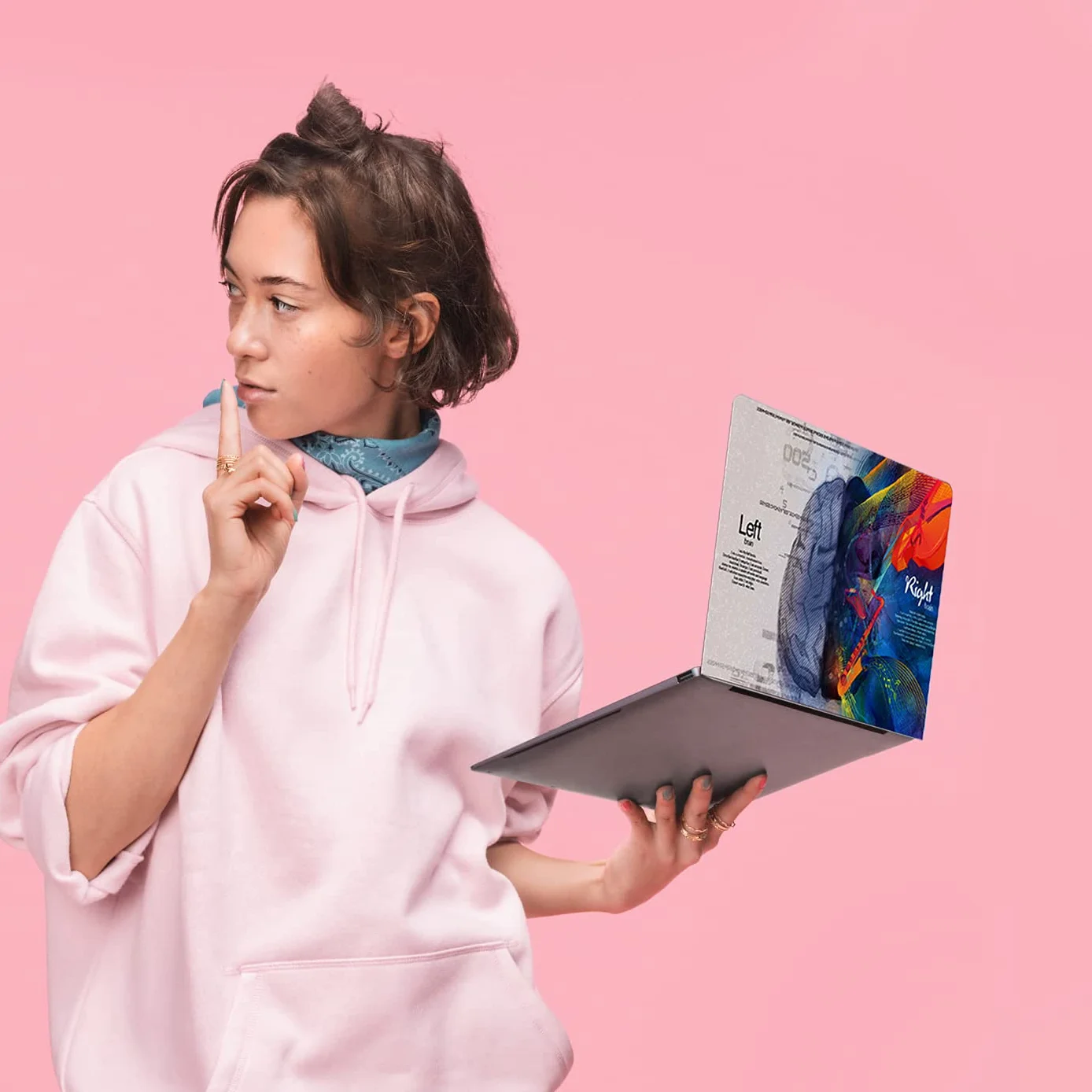 15.6 - Adesivo in vinile per computer portatile da 12", 13", 13,3", 14", 15", 15,4", 15,6 pollici, impermeabile rimovibile con 2 cuscinetti da polso