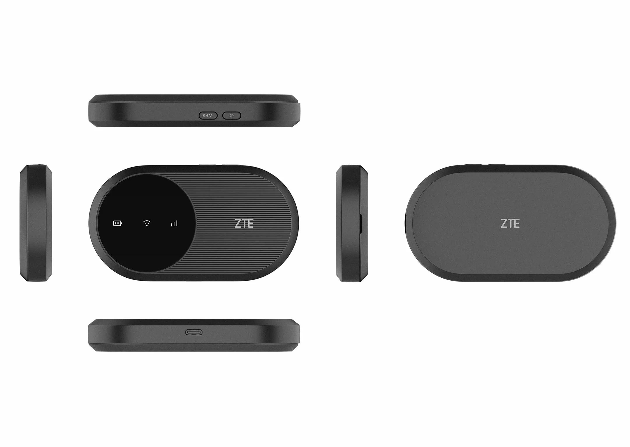 ZTE U10E - Modem 4G LTE (Cat. 4), Wi-Fi Hotspot portatile, Slot x NanoSIM, USB-C, LED per Batteria e Segnale, Wi-Fi 802.11 b/g/n 2.4 GHz (300Mbps), WPS, Fino a 16 Dispositivi contemporaneamente