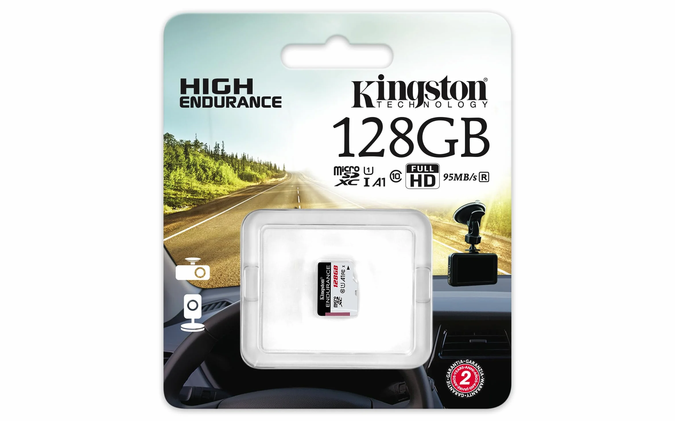 Kingston High Endurance microSDXC95R/45W C10 A1 UHS-I SDCE/128GB