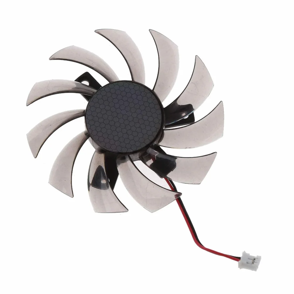 geneic 75MM PLD08010S12H Ventola di Raffreddamento 2Pin Scheda Grafica Ventola di Raffreddamento Per Gigabyte 6850 7970 GTX 460 GTX560Ti R270X 260x