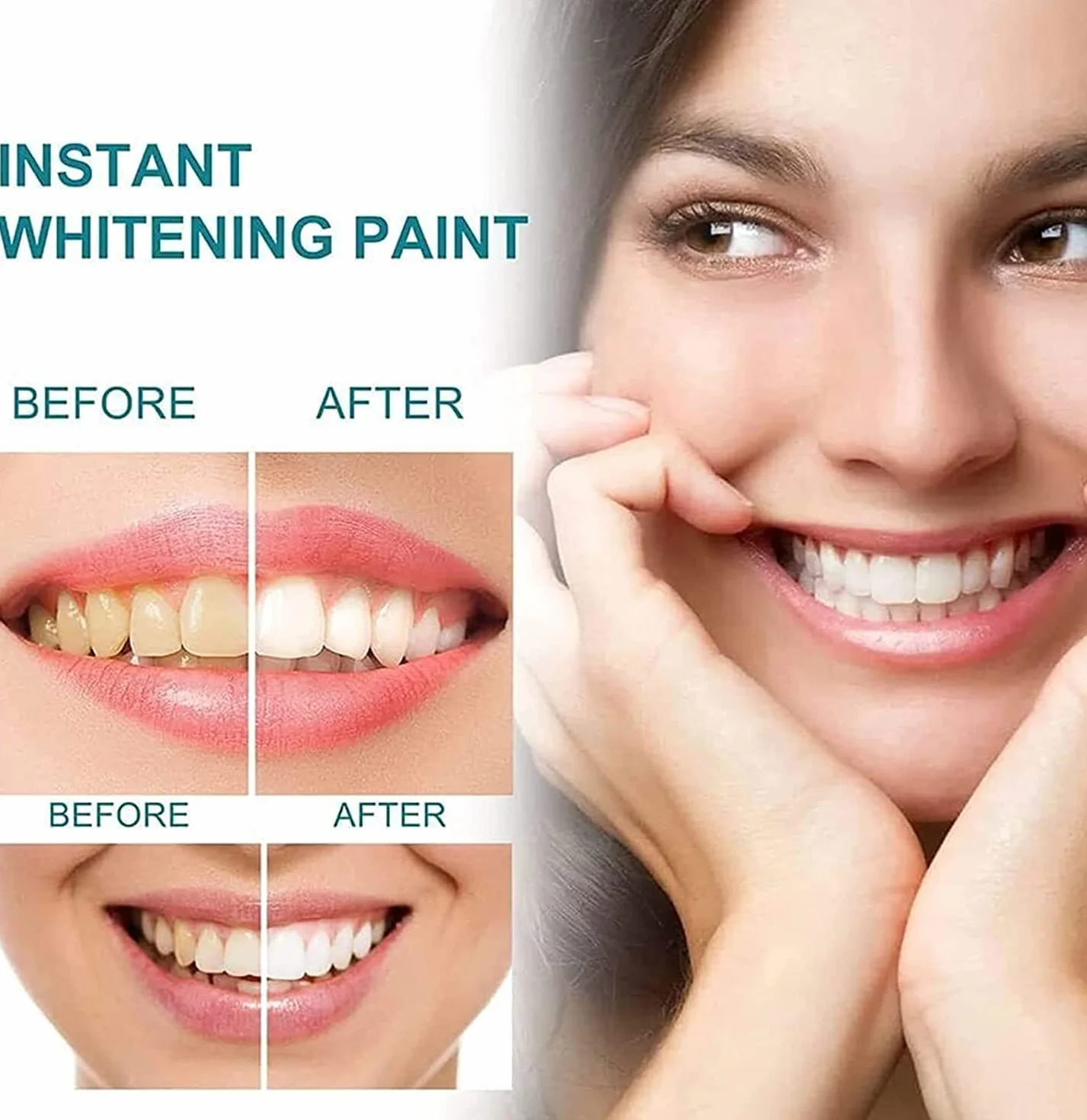 Teeth Whitening Paint, Instant Whitening Tooth Paint (1pcs)