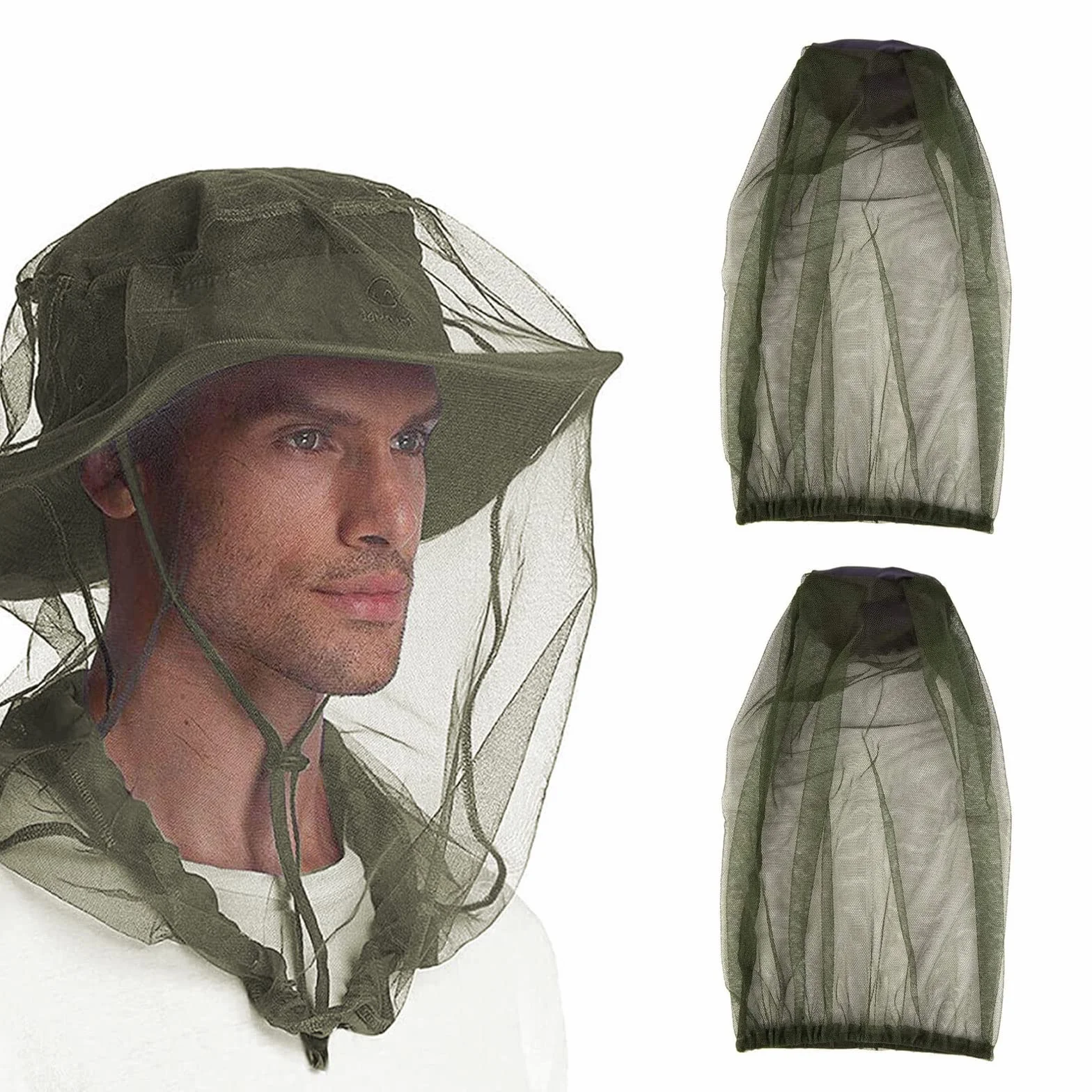 Cappello con zanzariera, protezione per il viso antimalvagio