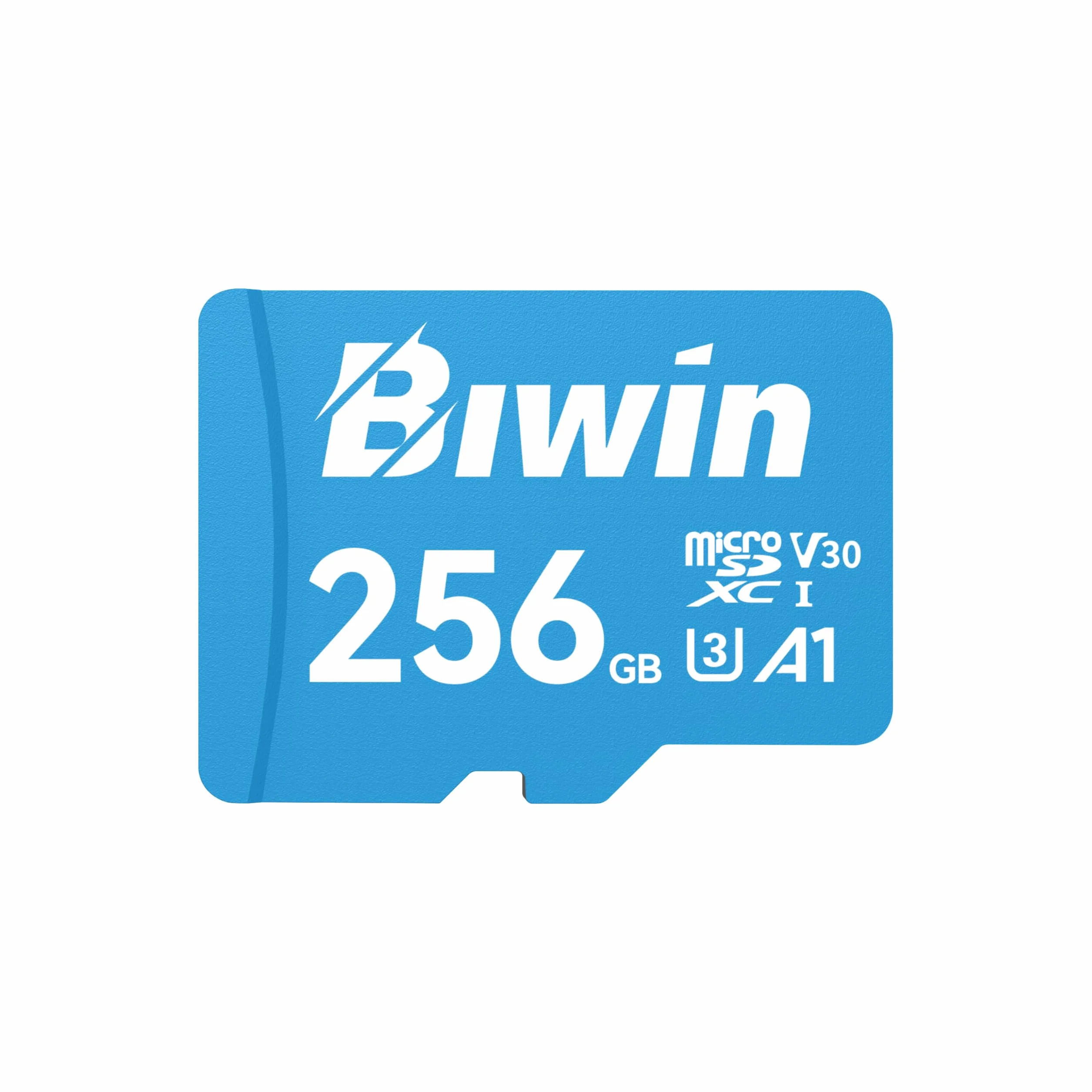 Biwin Scheda di memoria MS100 MicroSDXC UHS-I 256 GB – Lettura fino a 160 MB/s – A1 V30 U3 4K UHD video per la registrazione video di smartphone/tablet/fotocamera digitale Canon Sony
