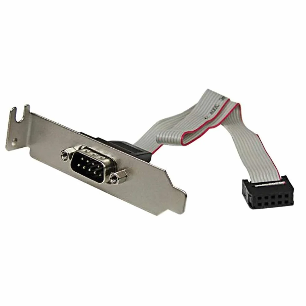 Startech.Com Slot Piastra Lp da Seriale Maschio 9 Pin a Header Scheda Madre 10 Pin
