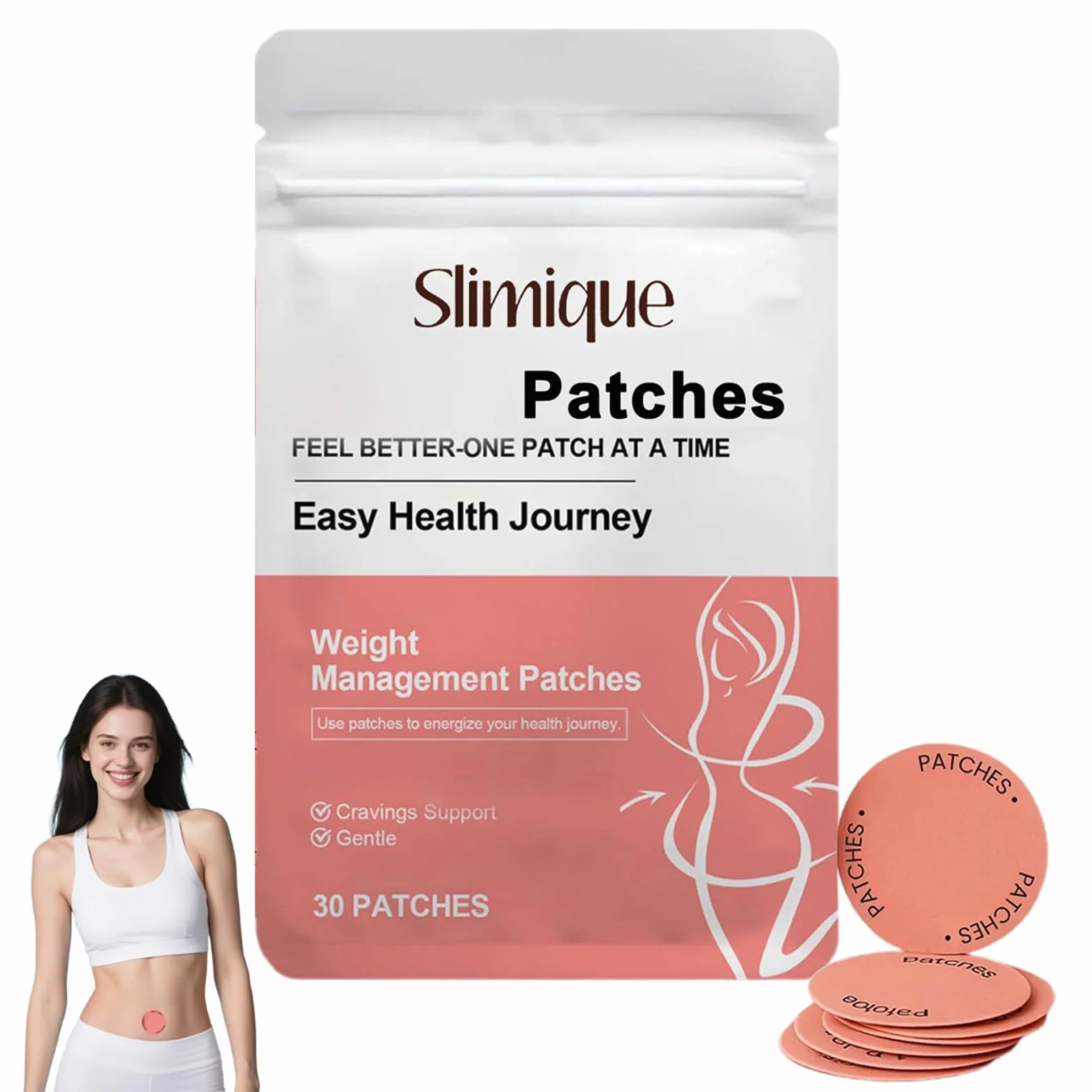 Slimique Cerotti Dimagranti Patch, 30 Cerotti Slimique, Ingredienti Botanici Naturali