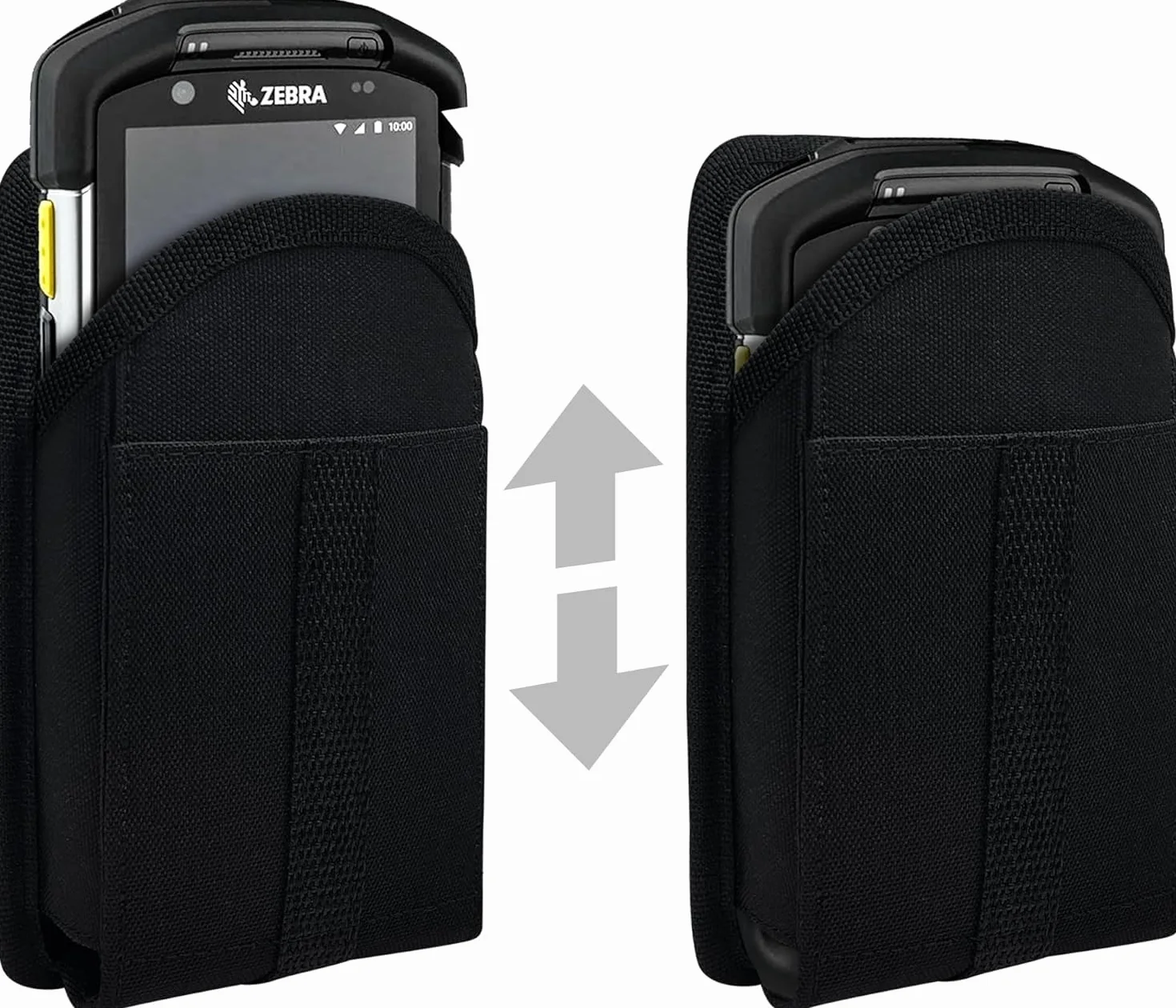 Custodia per scanner Zebra TC77, TC70, TC70x, TC75, TC75x, M60, MC67, Honeywell, CN75 con clip cintura metallo
