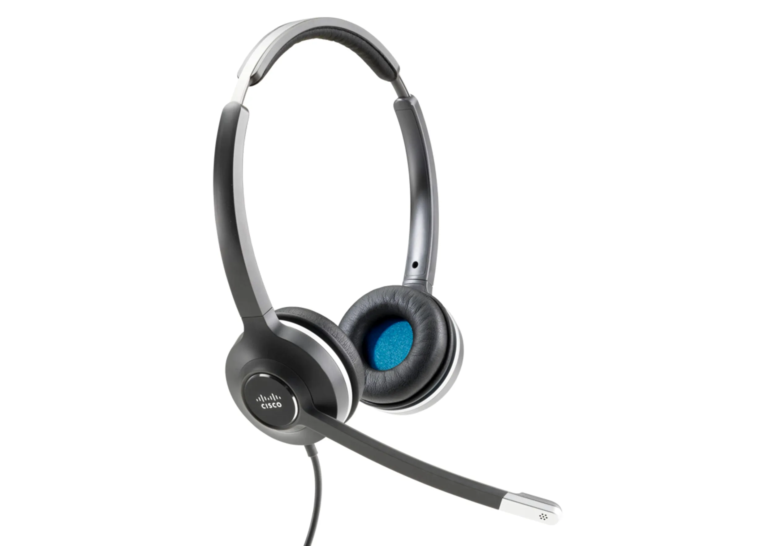Cisco Headset 532 - Cuffia biaurale a disconnessione rapida con connettore RJ-9, colore antracite, due anni di garanzia limitata (CP-HS-W-532-RJ=)