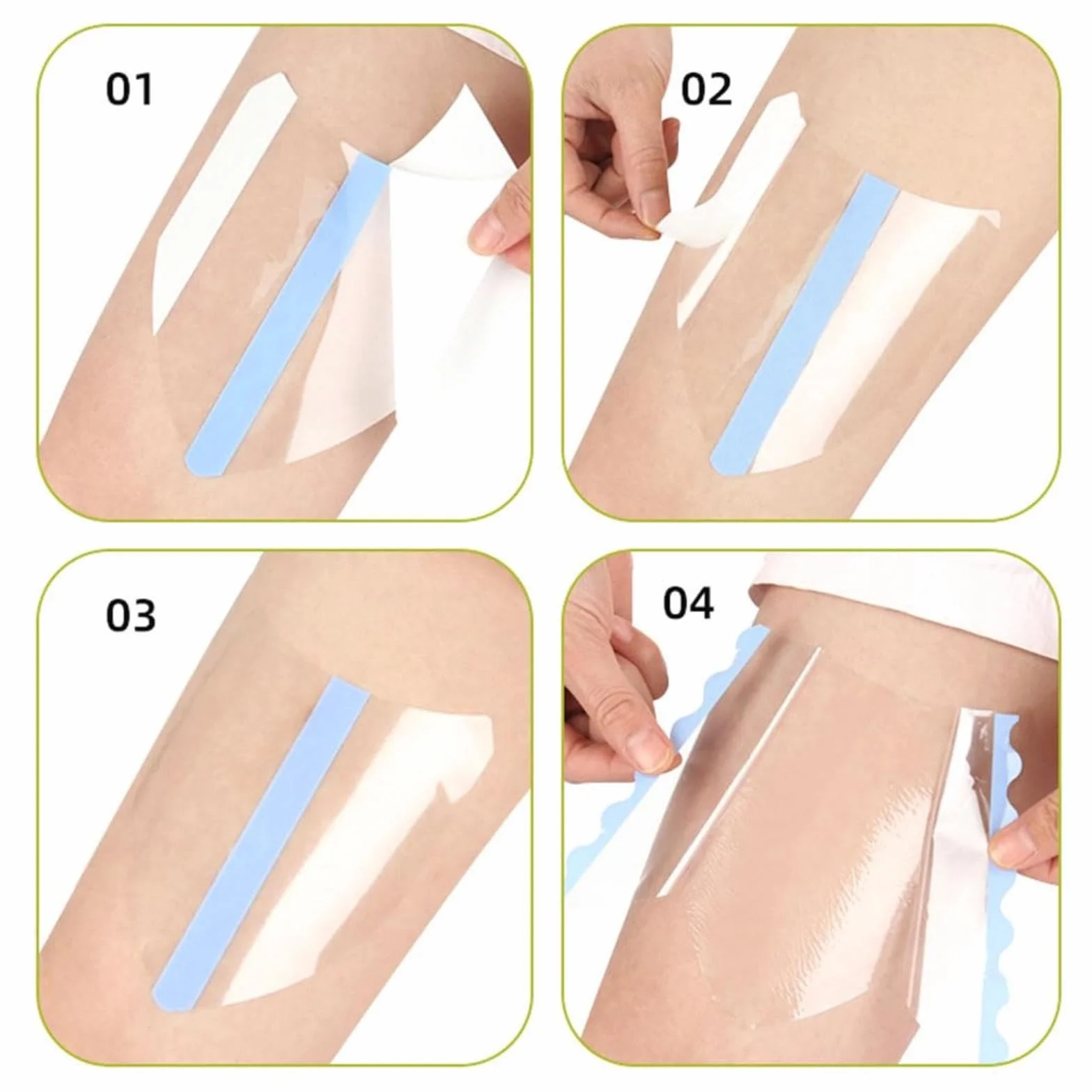 Instalift cerotti invisibili per gambe braccia corpo, nastro sollevamento pelle flaccida 20pcs