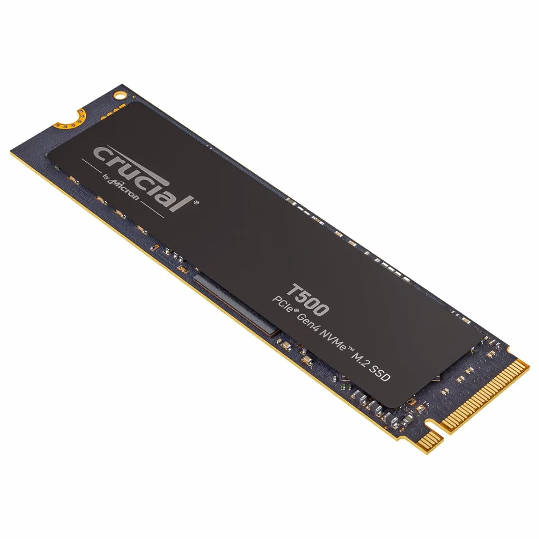 Crucial T500 SSD 1TB PCIe Gen4 NVMe M.2, Fino a 7300 MB/s, TLC NAND, Compatibile con Notebook e PC Desktop, Microsoft DirectStorage - CT1000T500SSD8