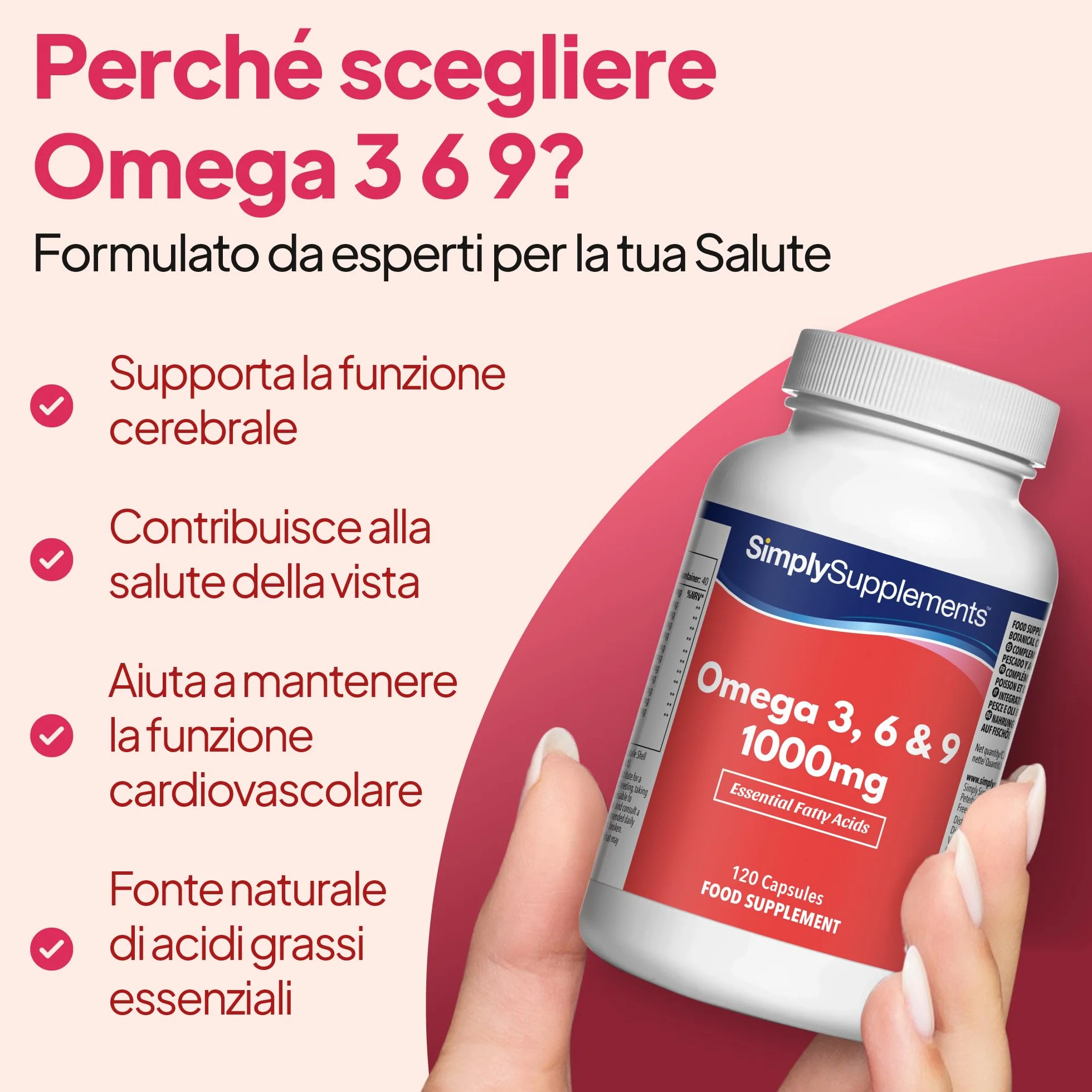 Omega 3-6-9 1000 mg 240 kapsułek SimplySupplements