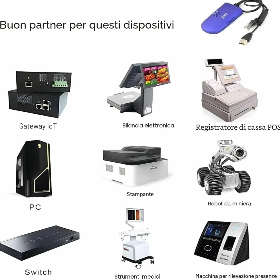 Vonets VAP11G-300 2.4GHz 300Mbps Punto di Accesso WiFi, Mini Bridge Wireless, Adattatore LAN, Hotspot Signal Booster Extender, WiFi a LAN