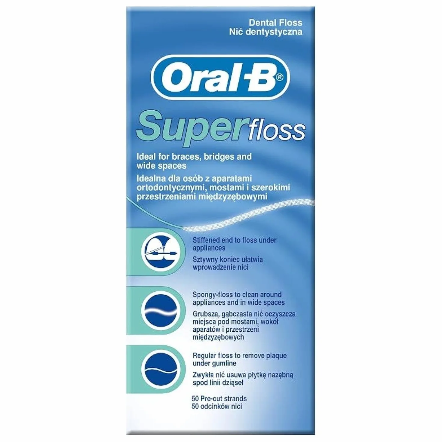 Ratiopharm Pezzi di filo interdentale pretagliati Oral-B 50 fili