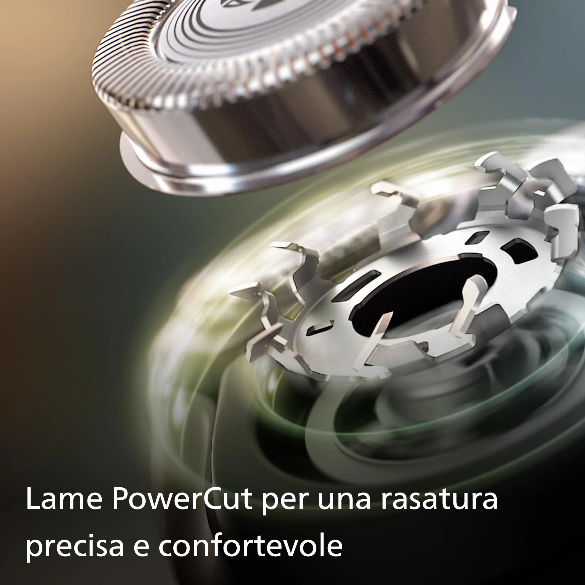 Philips Rasoio Elettrico Serie 3000x Wet & Dry Uomo Blu Cielo SkinProtect X3053/00
