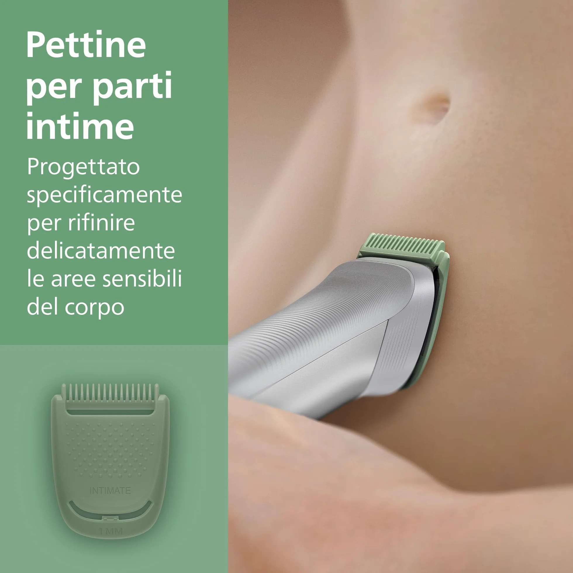 Philips Serie 5000 Multigroom 12w1 Rifinitore Barba Capelli Corpo Lame Metalliche 20 Impostazioni Lunghezza MG5952/30